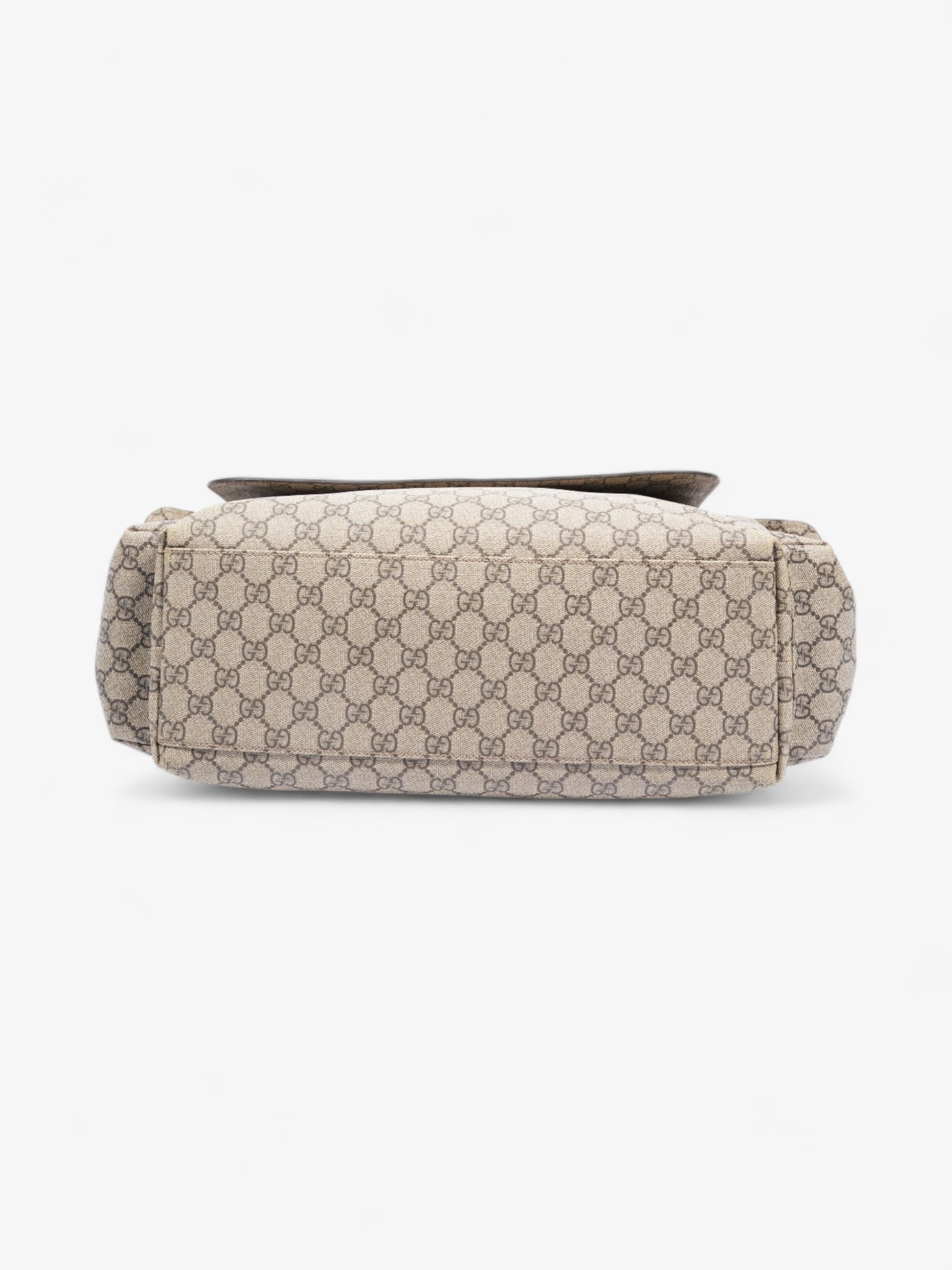 Gucci Baby Changing Bag Beige And Ebony GG Supreme Coated Canvas