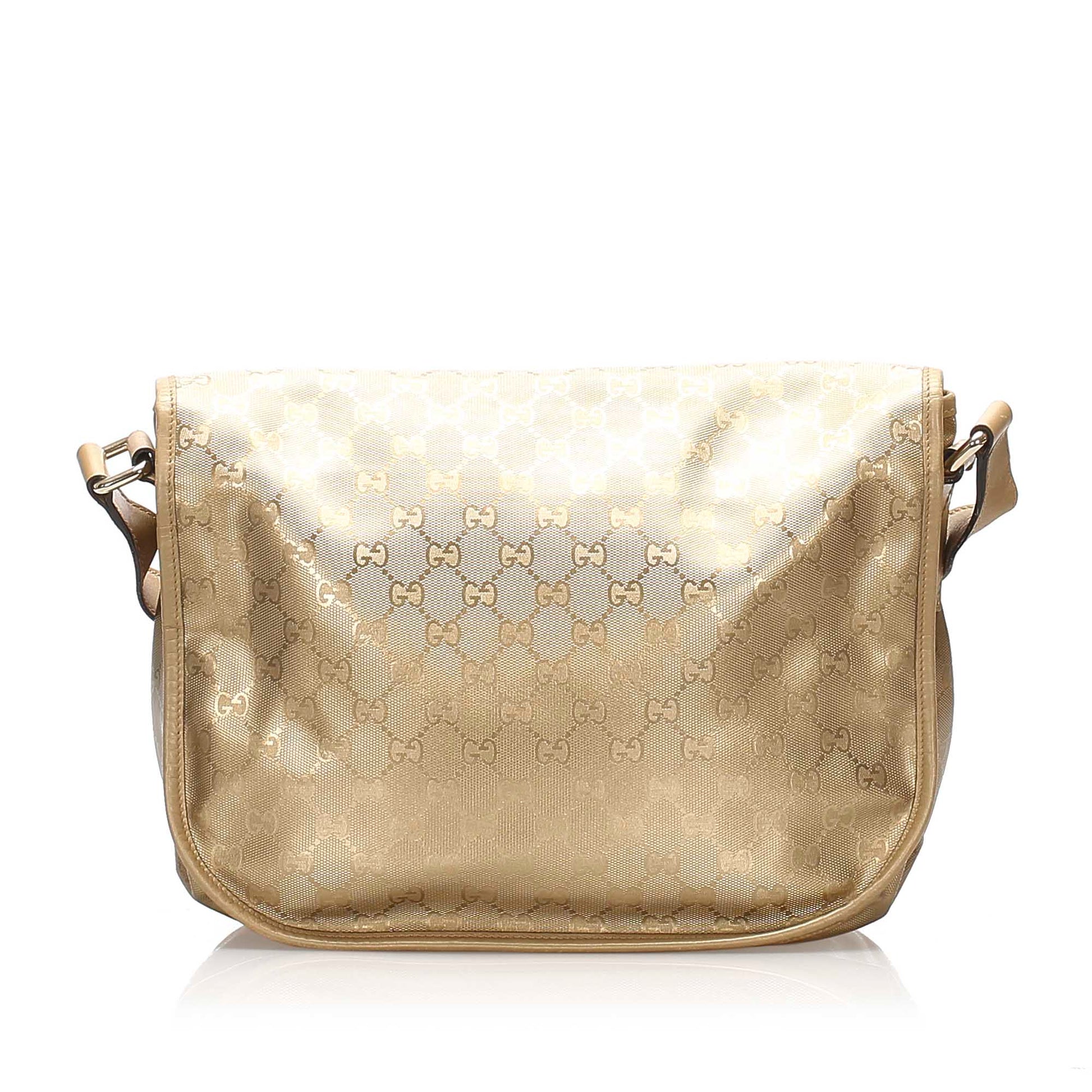 Gucci Nylon Leather Canvas Crossbody