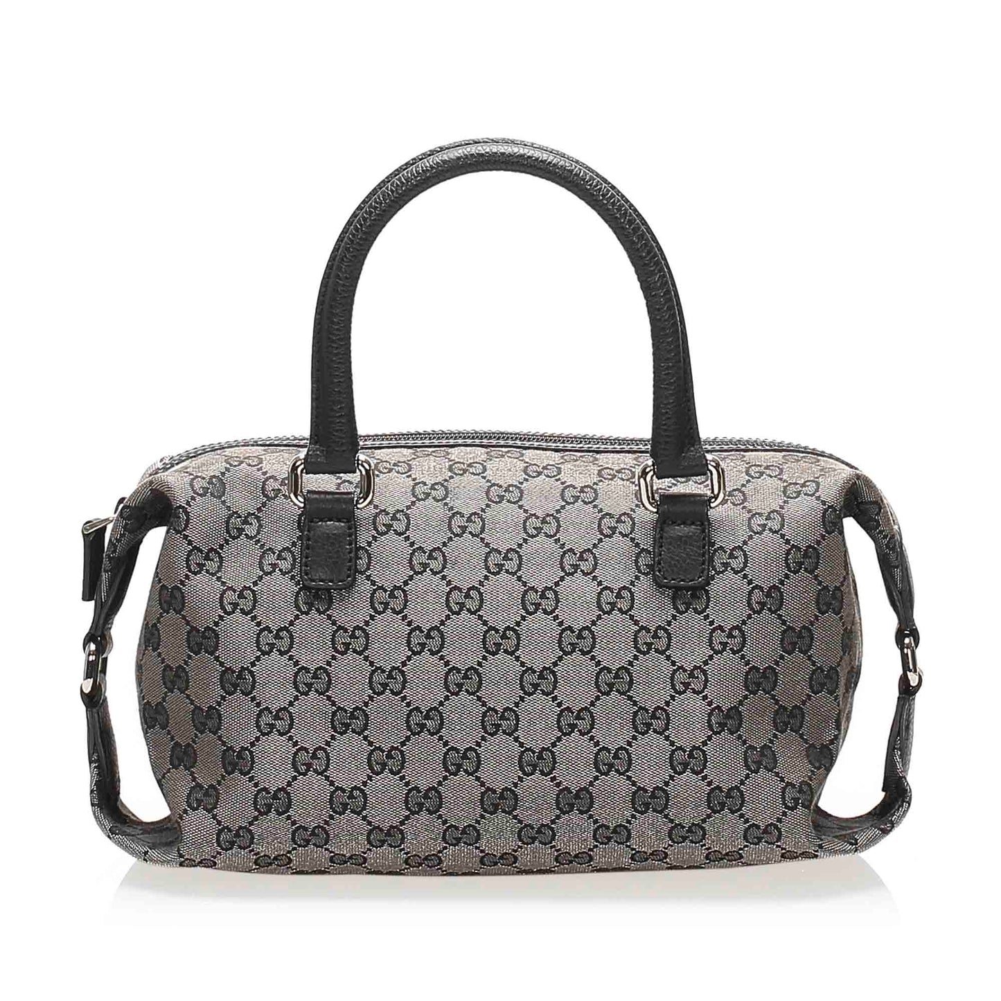 Gucci Leather Canvas Shoulder Bag