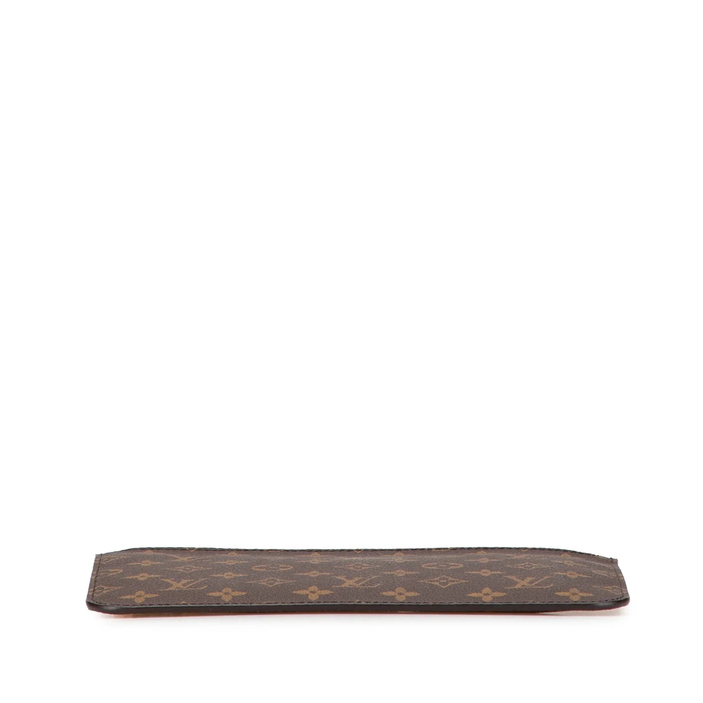 Brown Louis Vuitton Monogram Neverfull Pouch