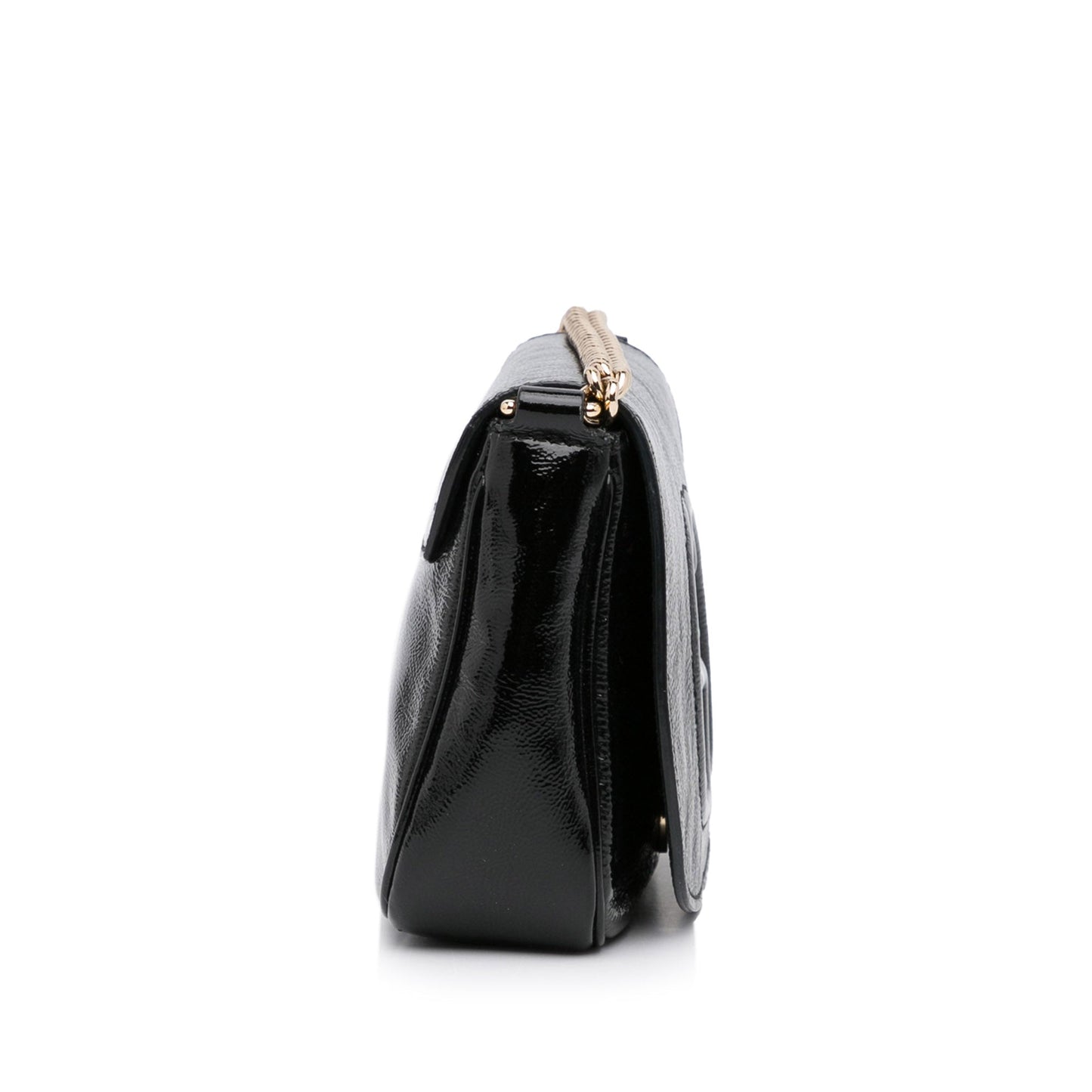 Gucci Soho Black Leather Patent Leather Crossbody