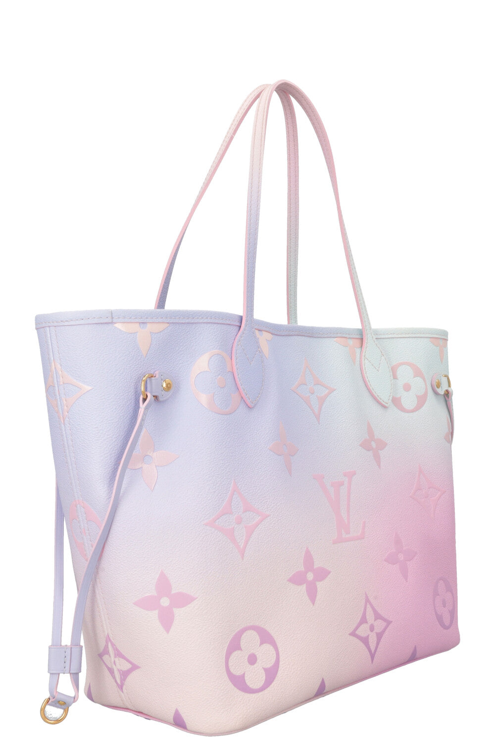 LOUIS VUITTON Neverfull MM Sunrise MNG Pink Blue