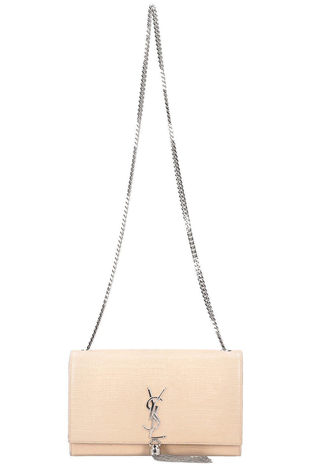 SAINT LAURENT Kate Tassel Bag Medium Beige