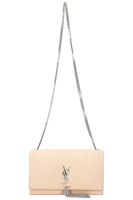 SAINT LAURENT Kate Tassel Bag Medium Beige