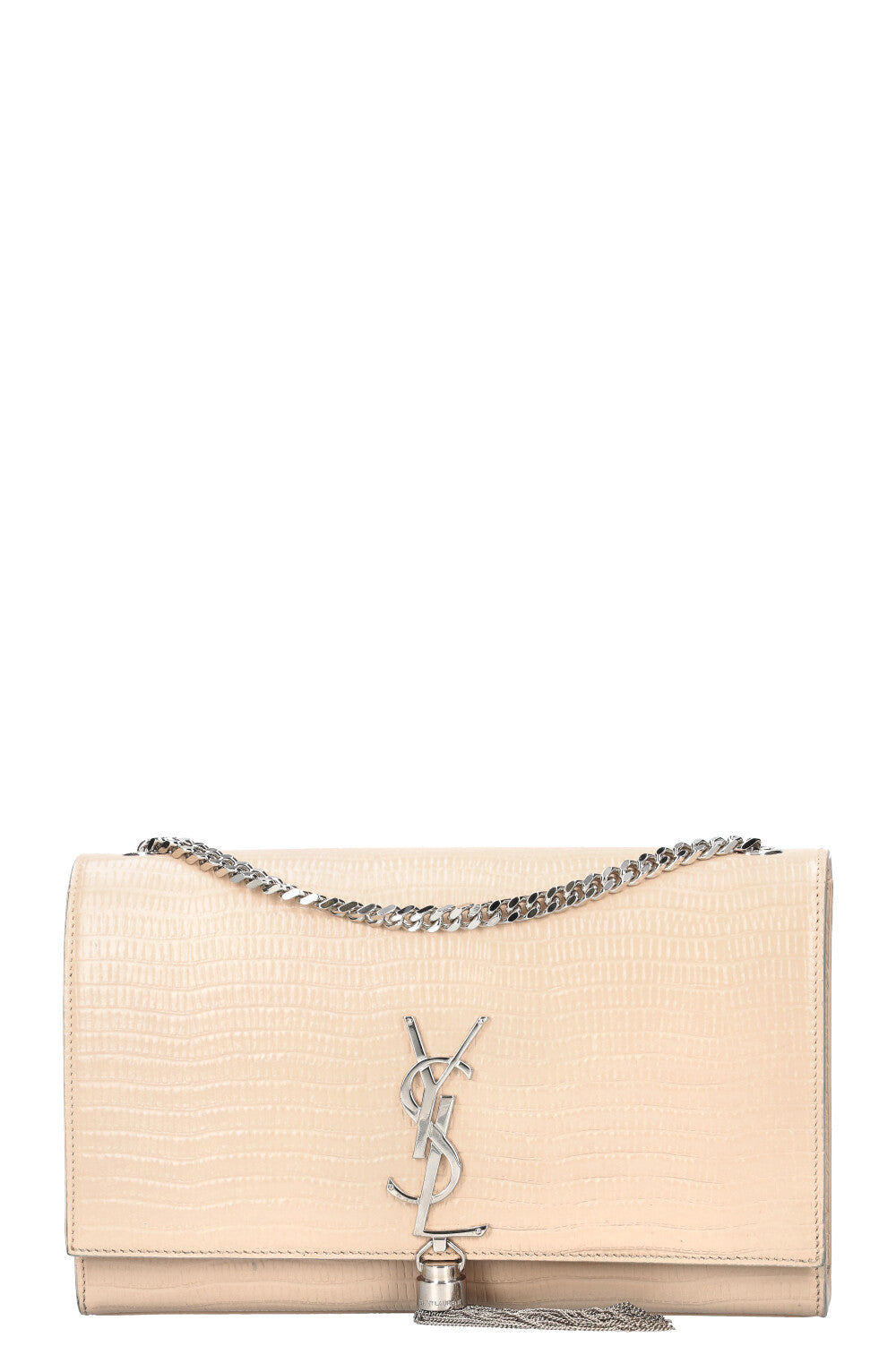 SAINT LAURENT Kate Tassel Bag Medium Beige