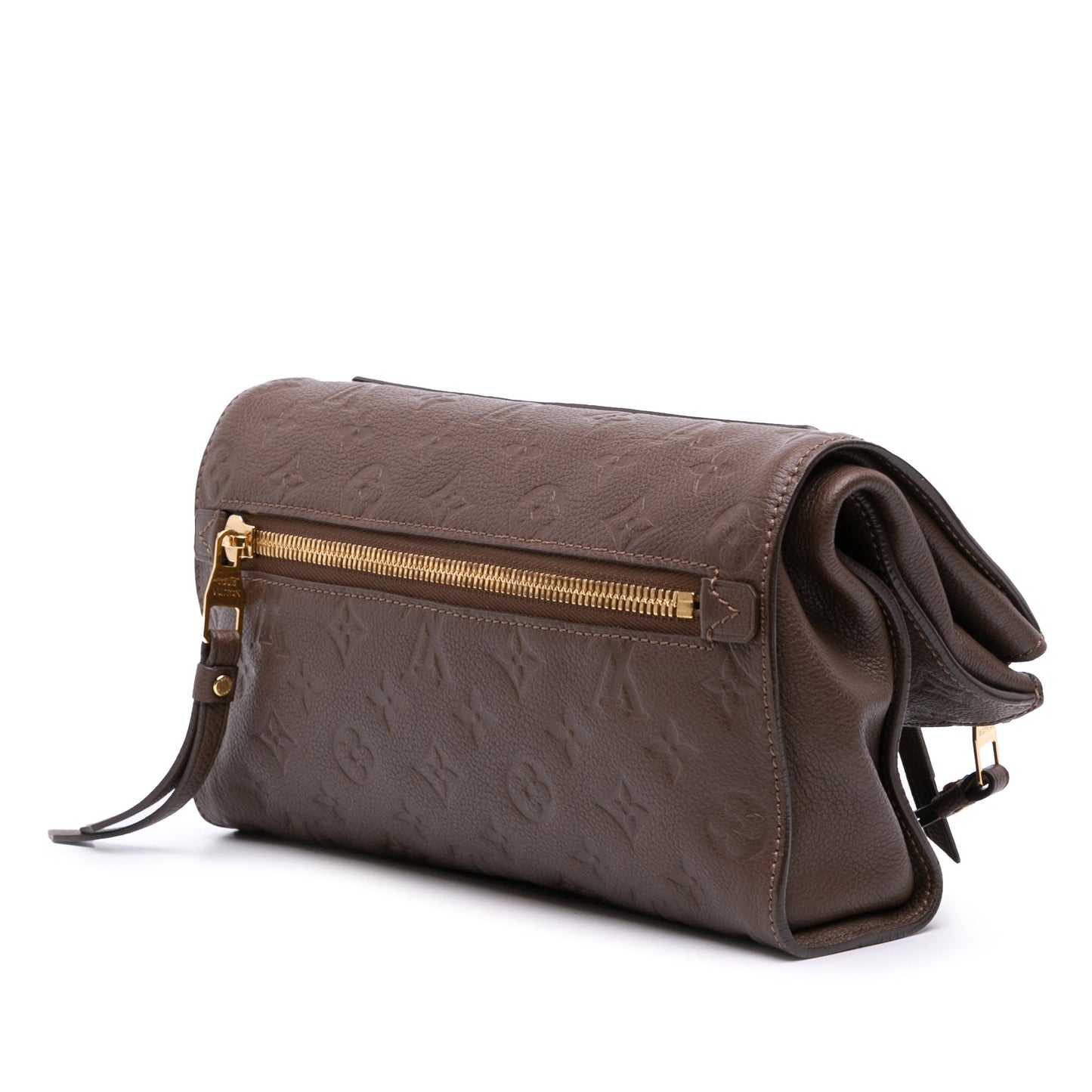 Brown Louis Vuitton Monogram Empreinte Petillante Clutch Bag