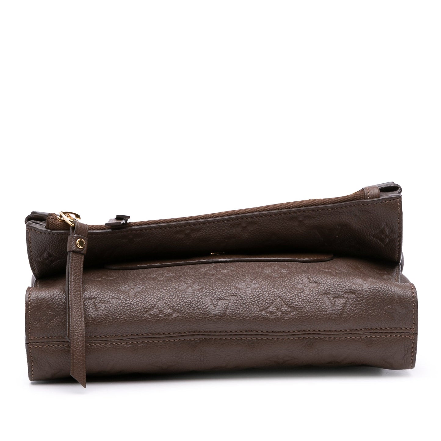 Brown Louis Vuitton Monogram Empreinte Petillante Clutch Bag