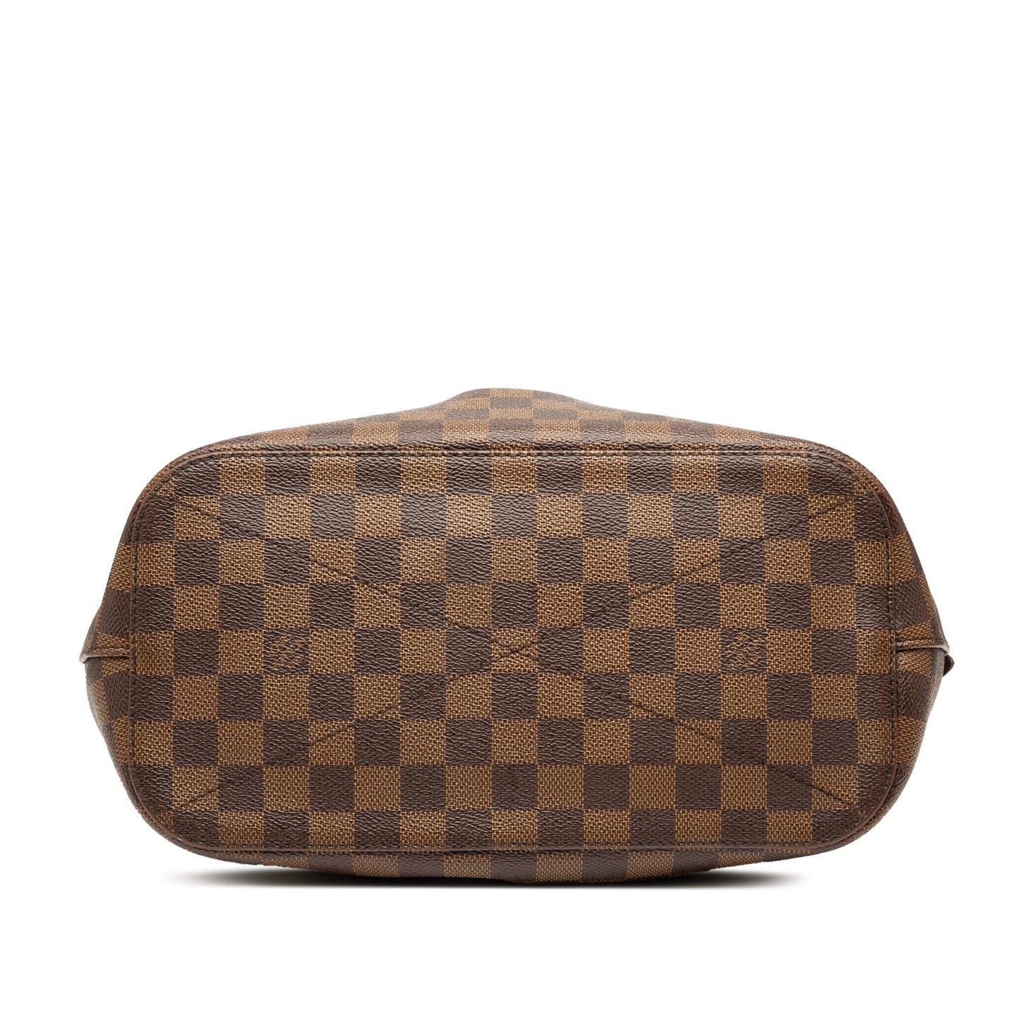 Brown Louis Vuitton Damier Ebene Siena MM Satchel