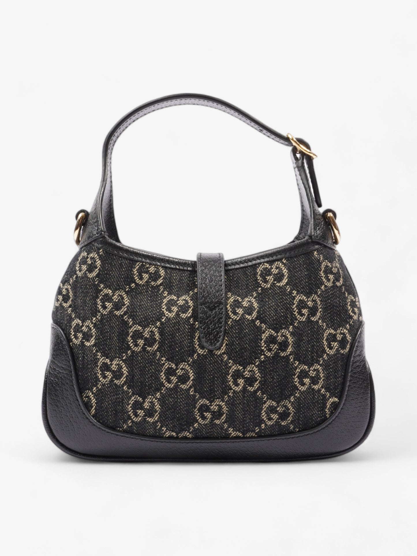 Gucci Jackie Mini 1969 Black Denim GG Supreme Denim