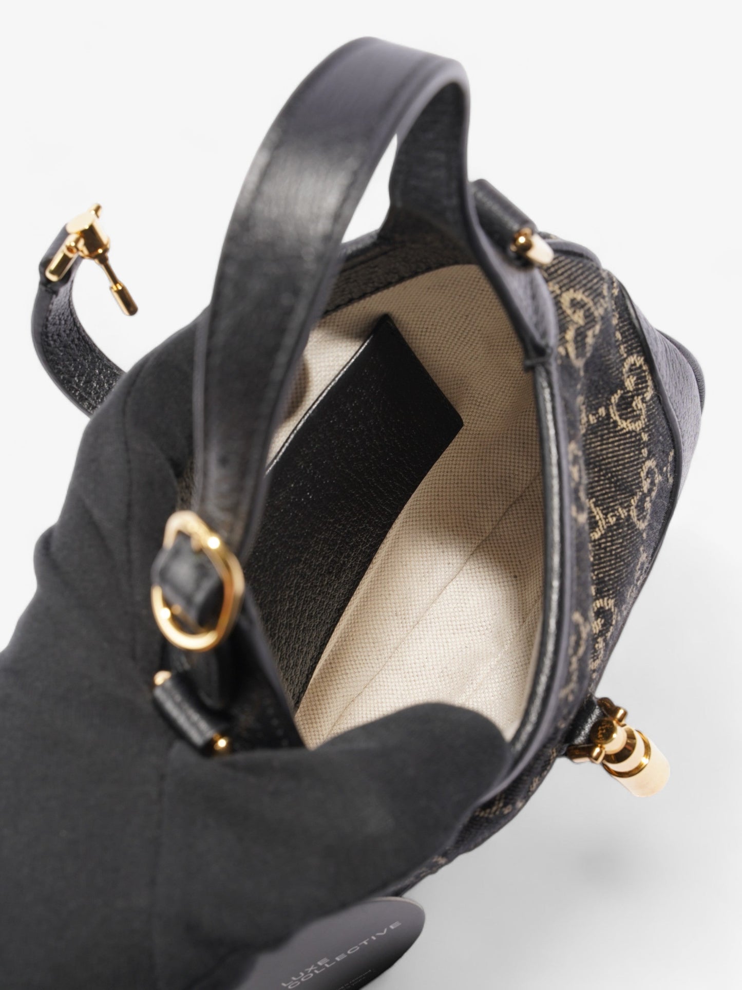 Gucci Jackie Mini 1969 Black Denim GG Supreme Denim
