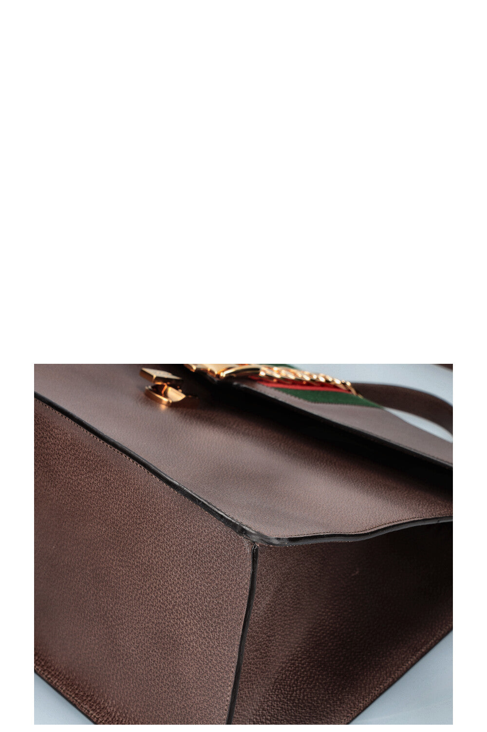 GUCCI Sylvie Handle Bag XXL Brown