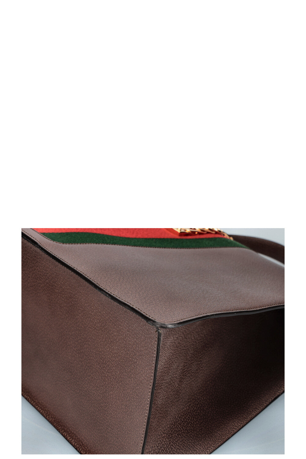 GUCCI Sylvie Handle Bag XXL Brown