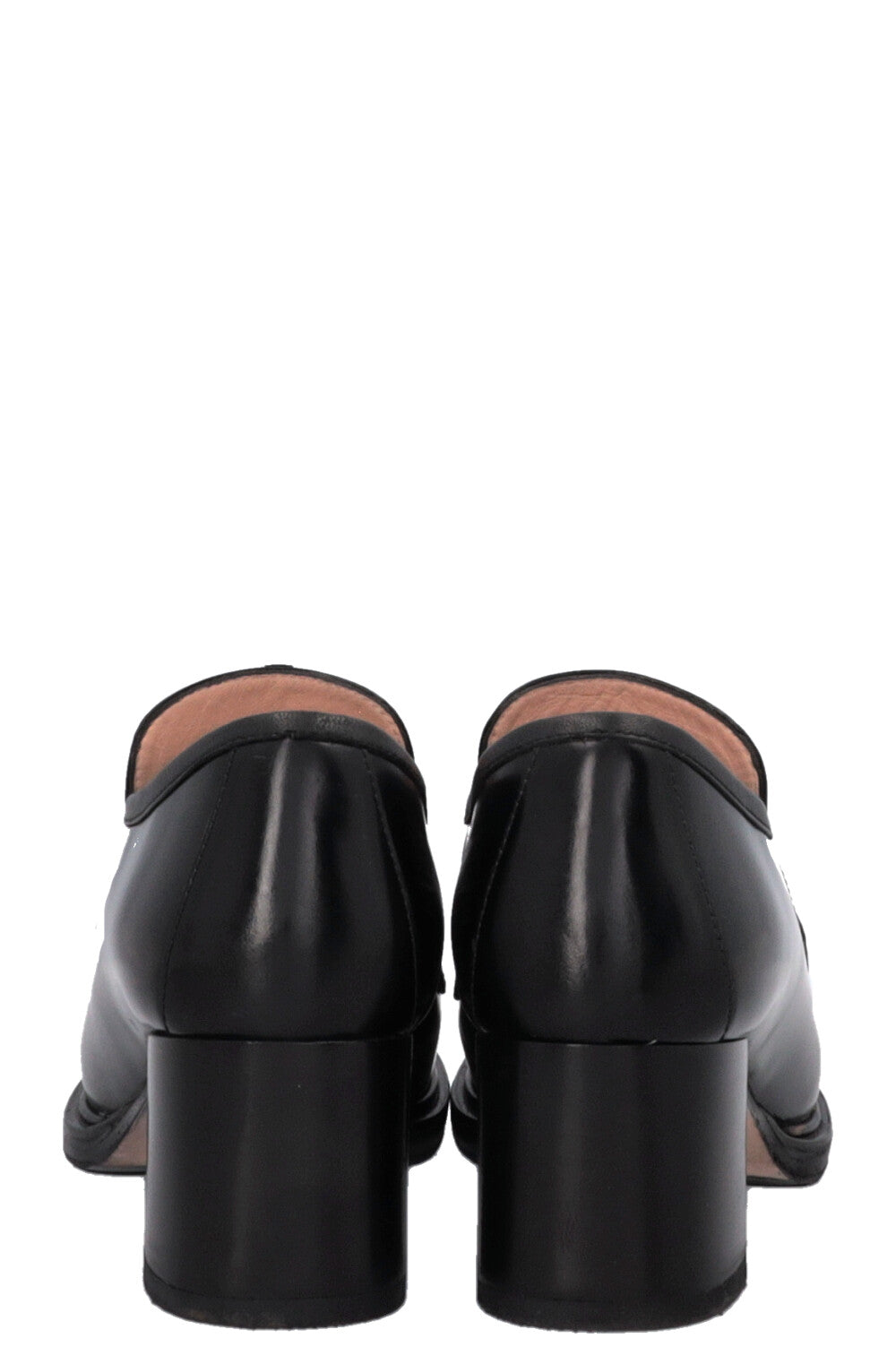 GUCCI Interlocking GG Heeled Loafer Black
