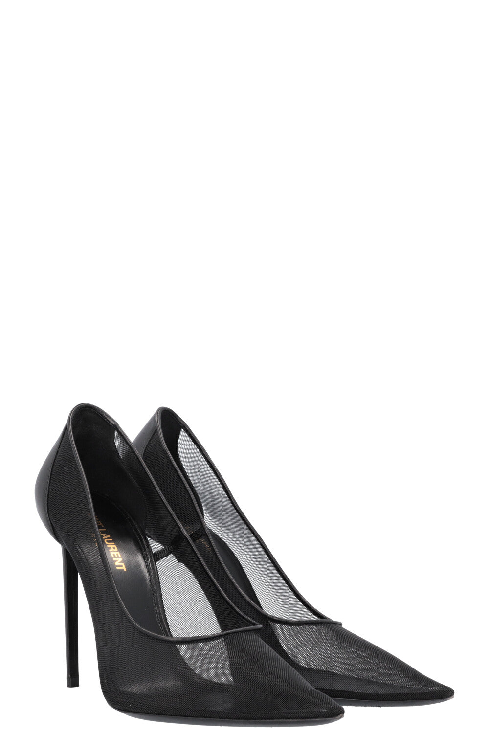 SAINT LAURENT Heels Mesh Black