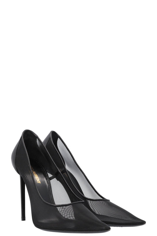SAINT LAURENT Heels Mesh Black