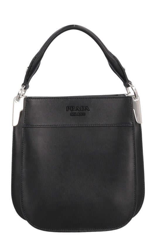 PRADA Mini Margit Bag Leather Black
