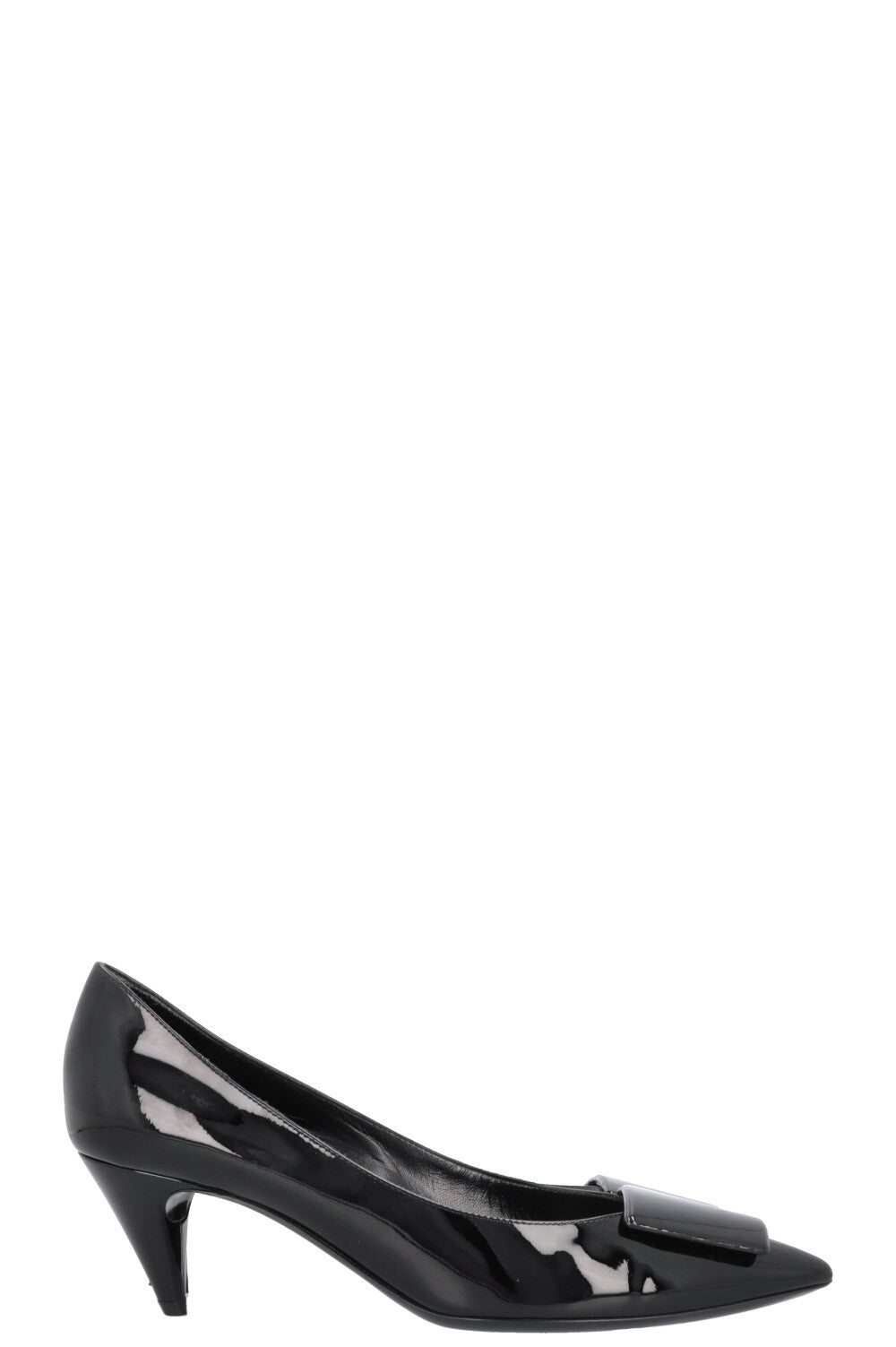 SAINT LAURENT Heels Patent Black