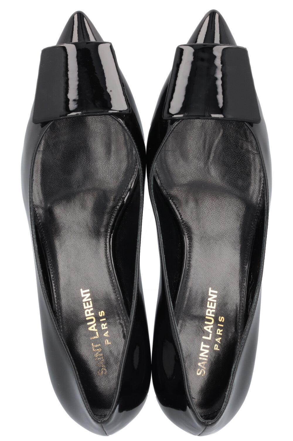 SAINT LAURENT Heels Patent Black