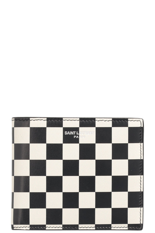 SAINT LAURENT East/West Wallet Chess