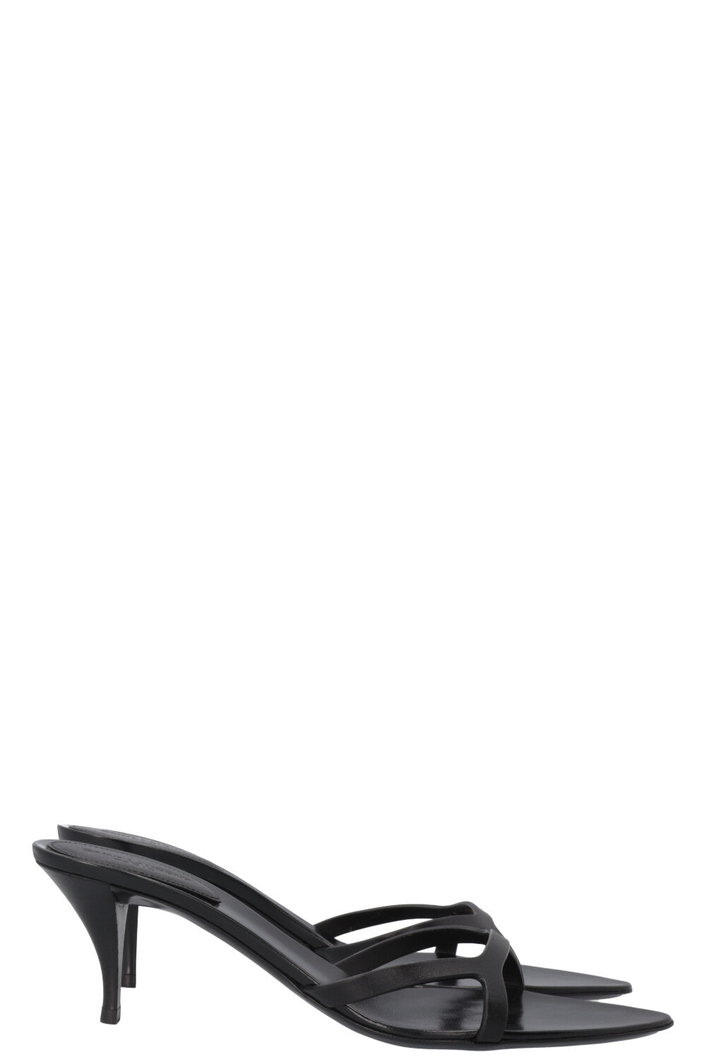 SAINT LAURENT Carla 60 Mules Black