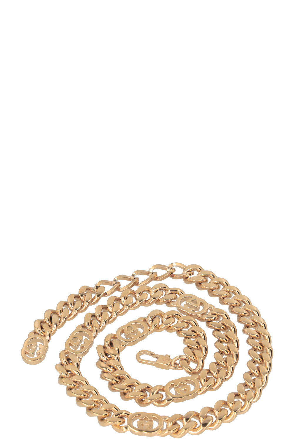 GUCCI GG Chain Belt Gold
