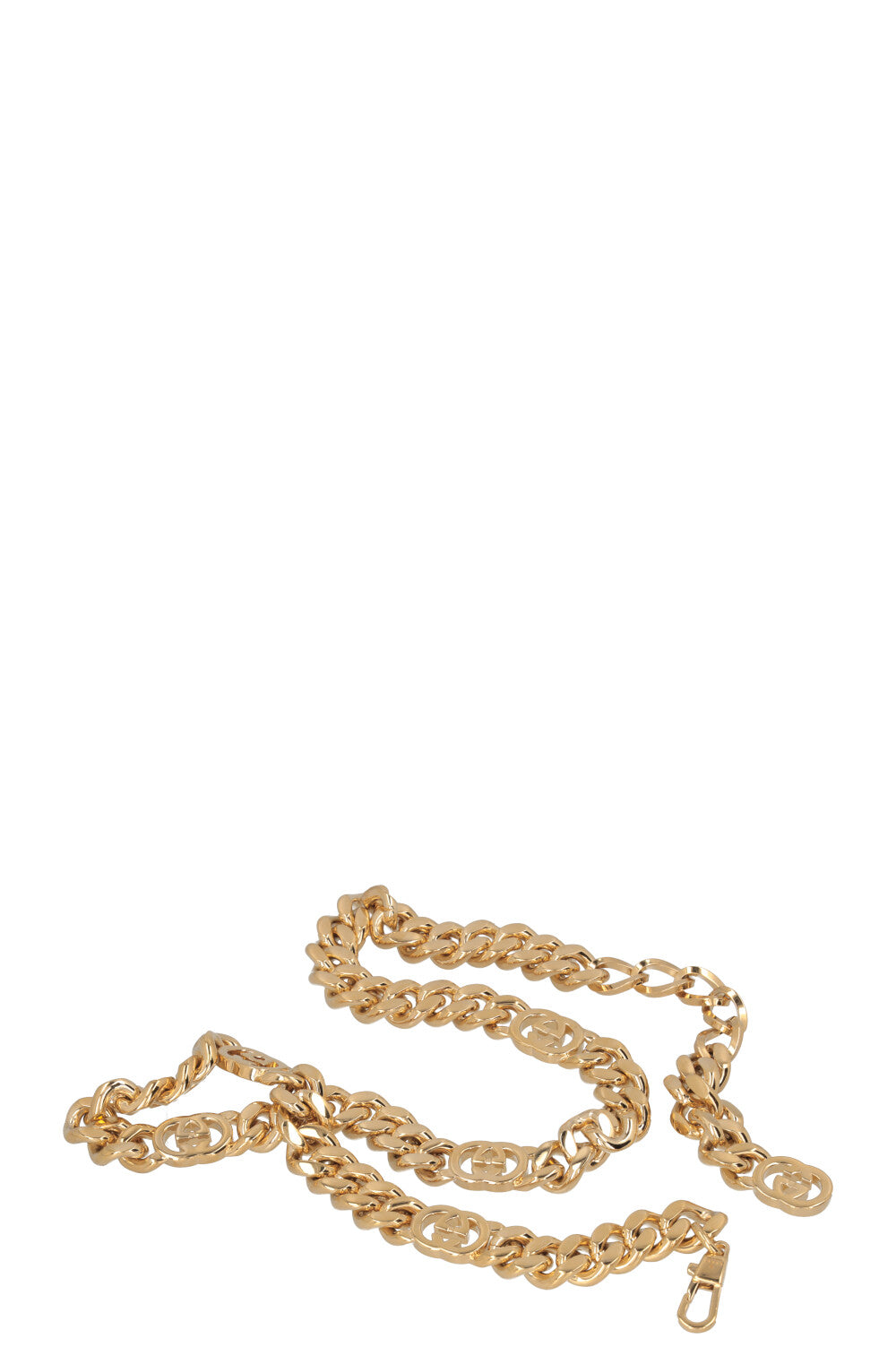 GUCCI GG Chain Belt Gold