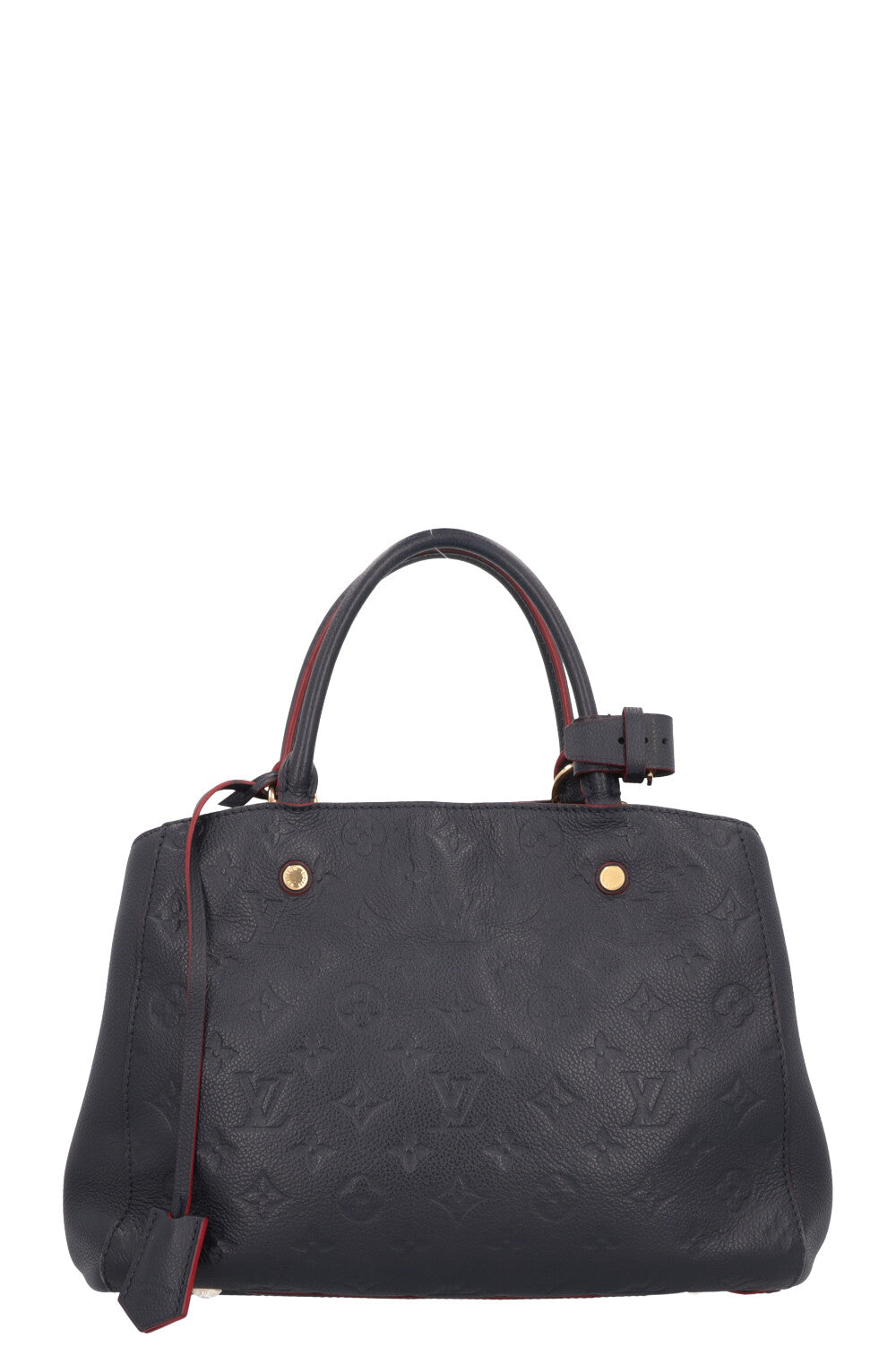 LOUIS VUITTON Montaigne BB Monogram Leather Blue