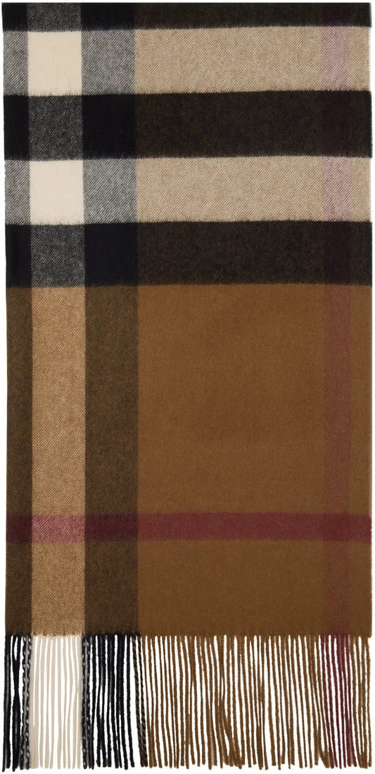 BURBERRY OVERSIZED CHECK SCARF