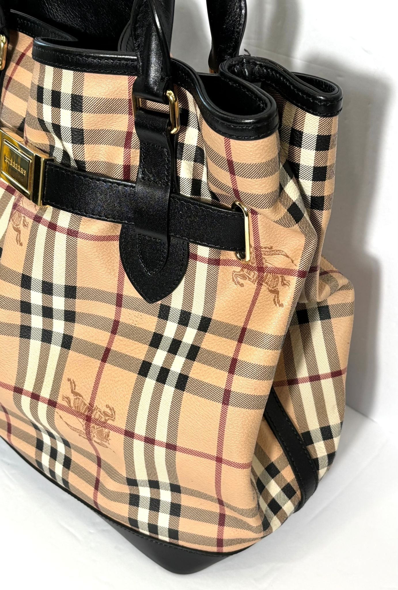 Burberry Haymarket Shoulder Bag - Ewore Bags