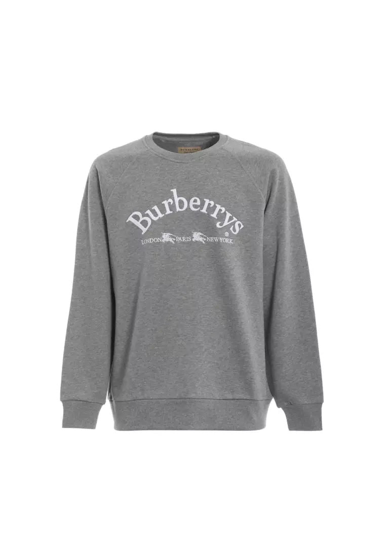 BURBERRY MEN'S BATTARNI LOGO CREWNECK SWEATSHIRT