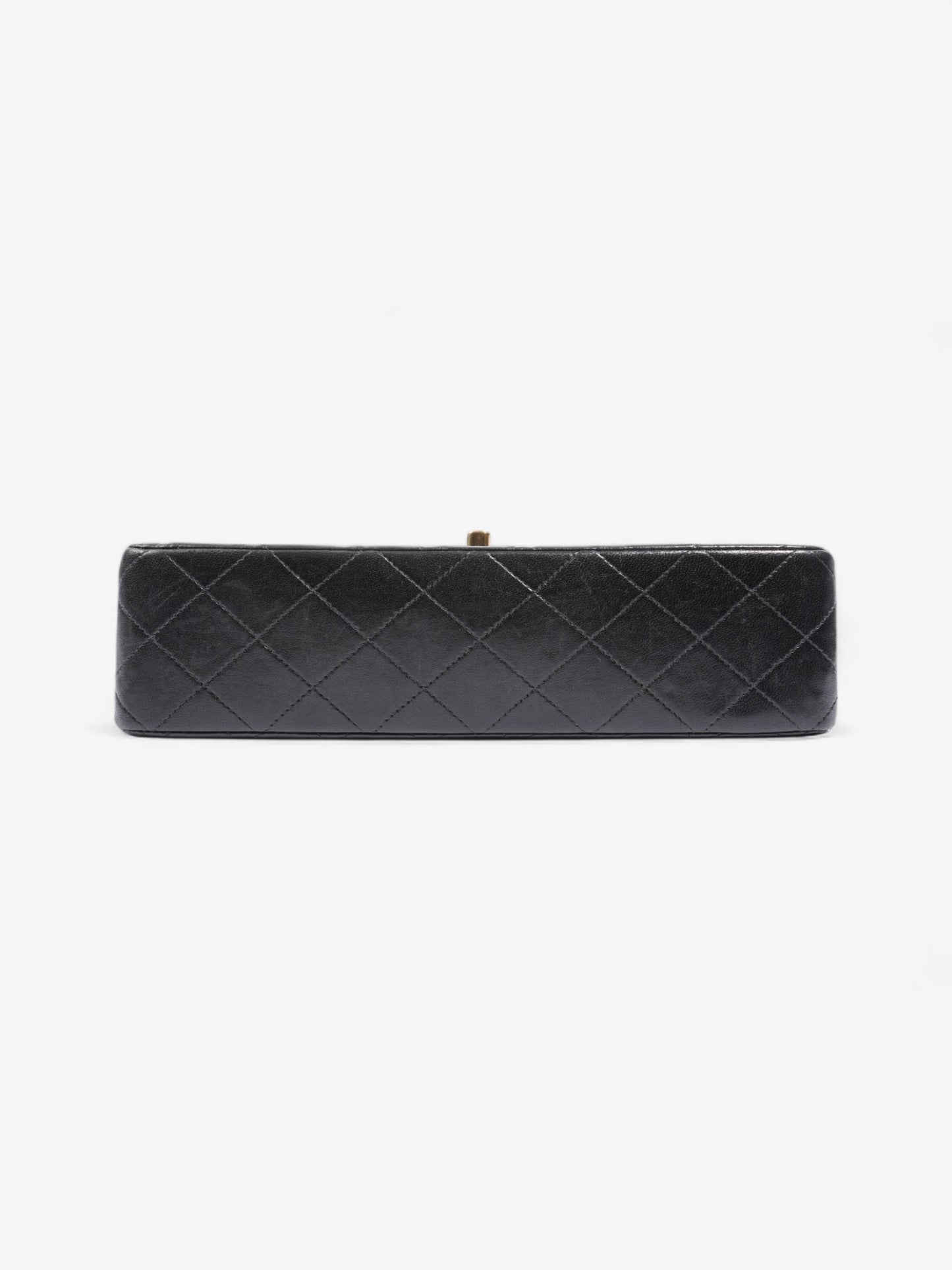 Chanel Classic Double Flap Black Lambskin Leather Medium