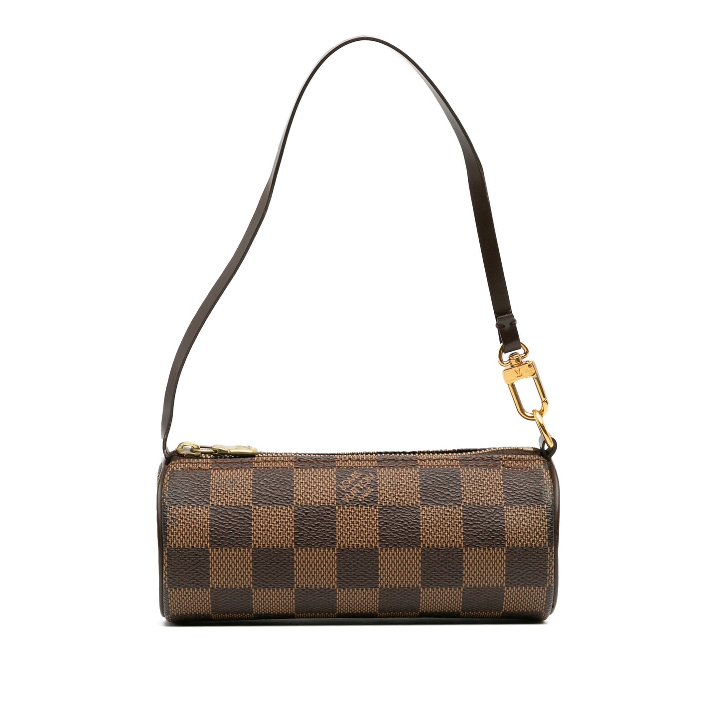 Brown Louis Vuitton Damier Ebene Papillon Pochette Handbag