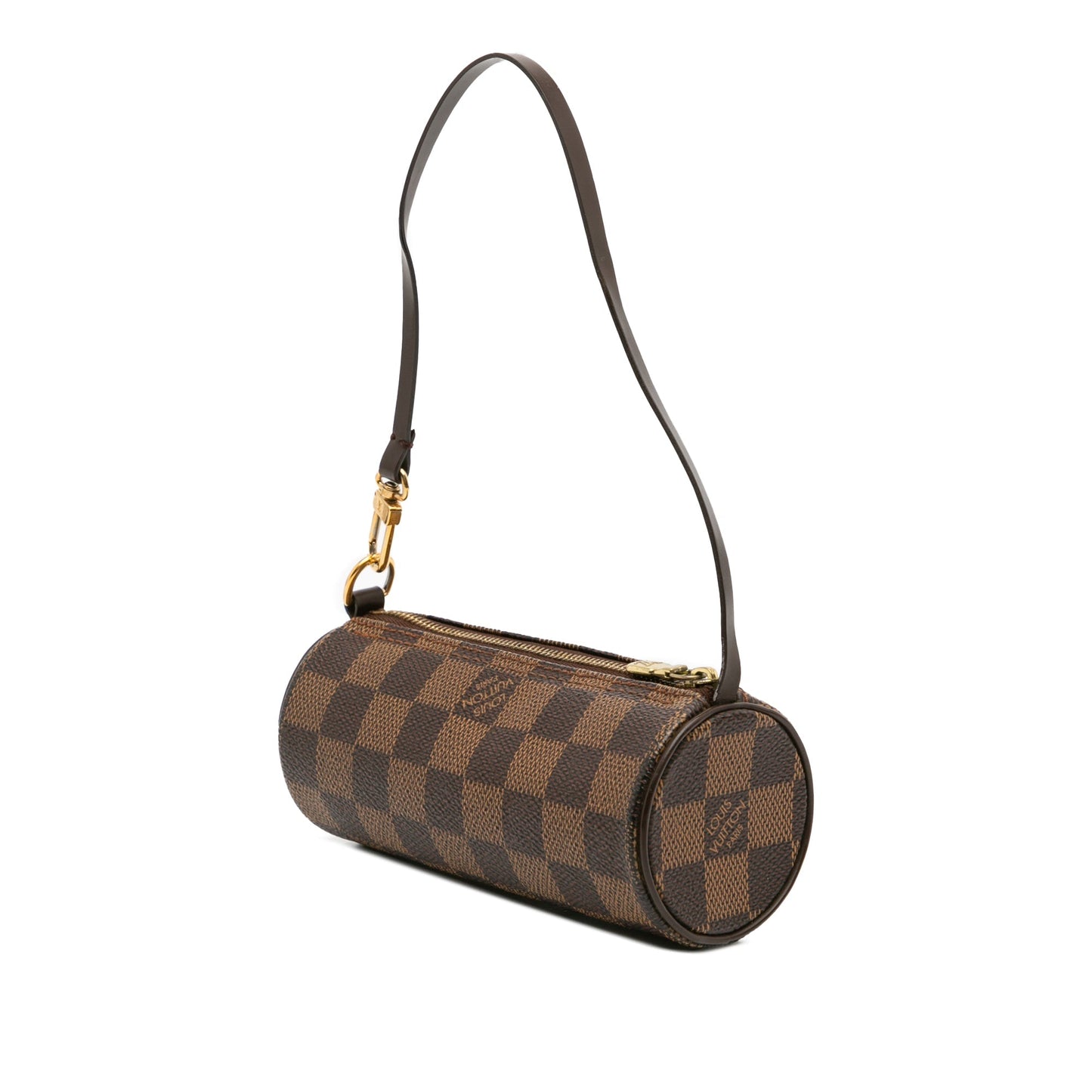 Brown Louis Vuitton Damier Ebene Papillon Pochette Handbag