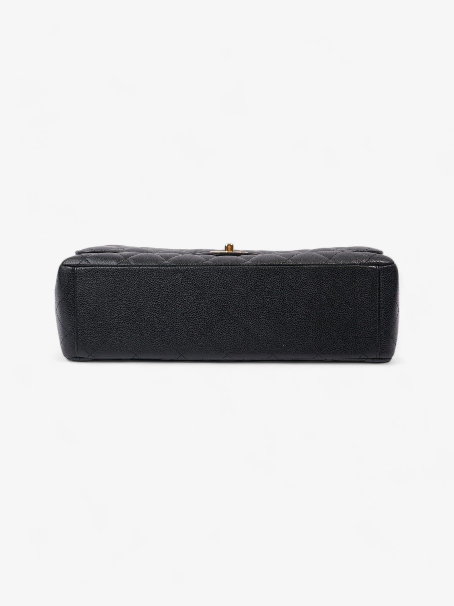 Chanel Classic Double Flap Black Caviar Leather Maxi