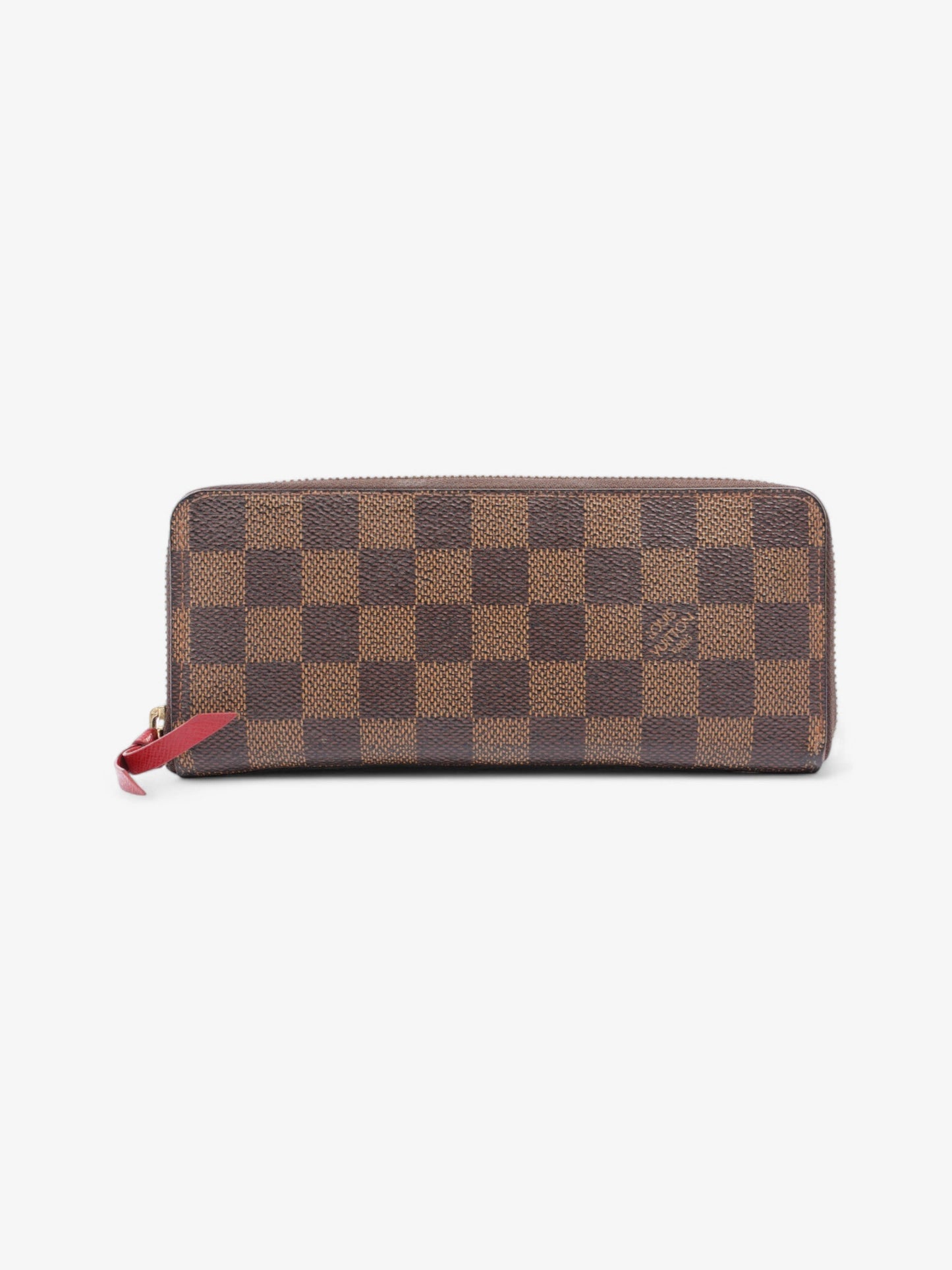 Louis Vuitton Clemence Wallet Damier Ebene Coated Canvas