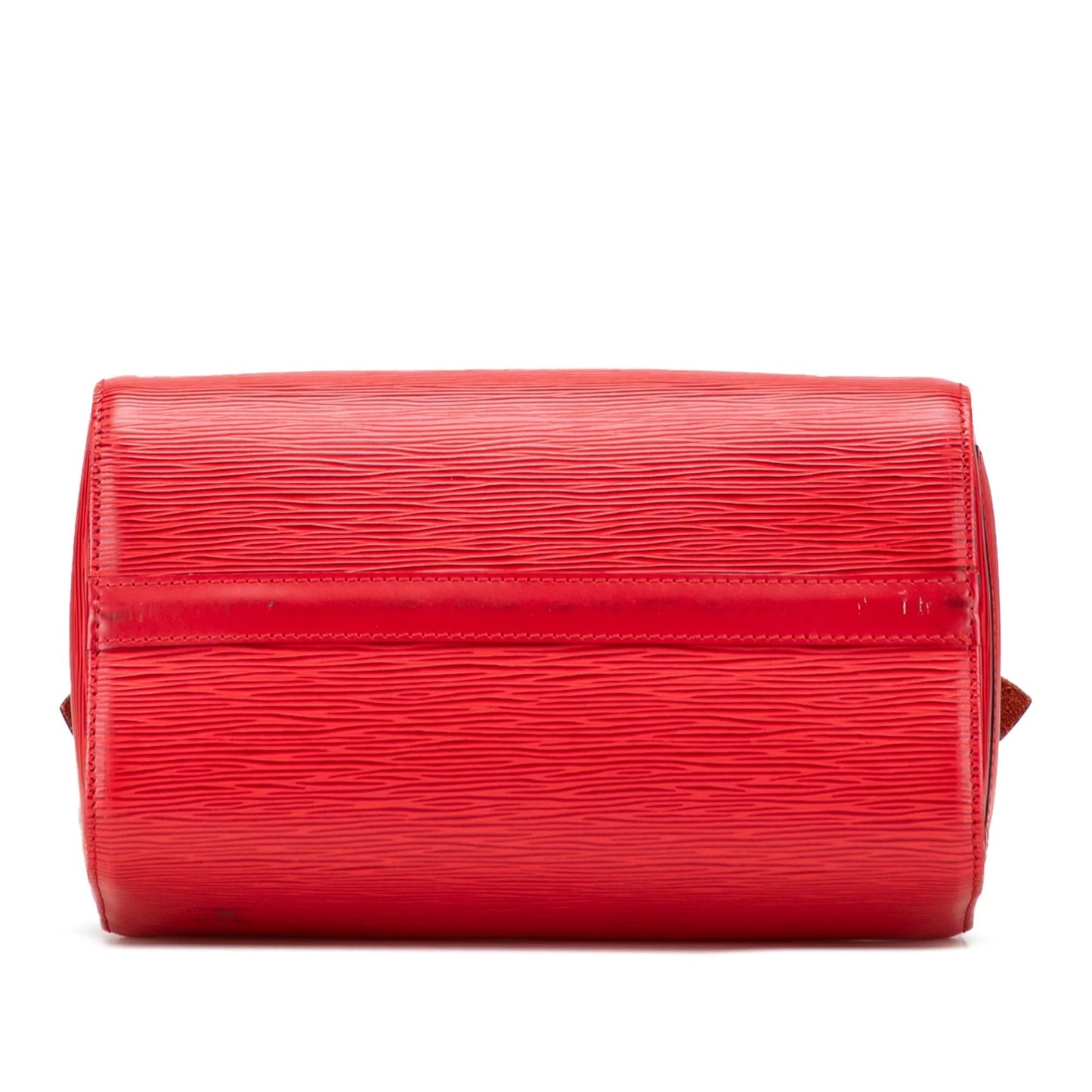 Red Louis Vuitton Epi Speedy 25 Boston Bag