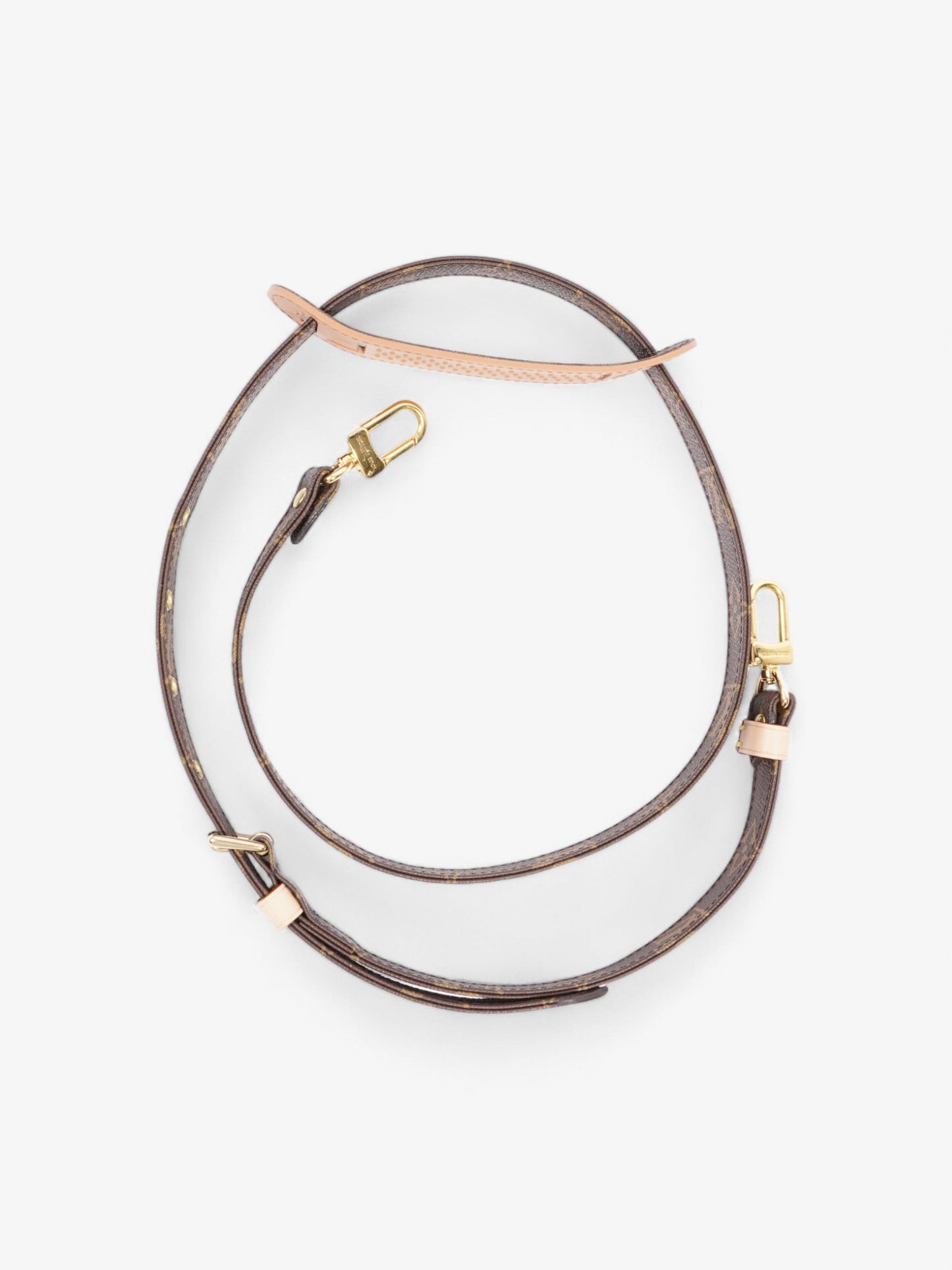 Louis Vuitton BandouliÃ¨re Bag Strap Monogram / Gold Coated Canvas