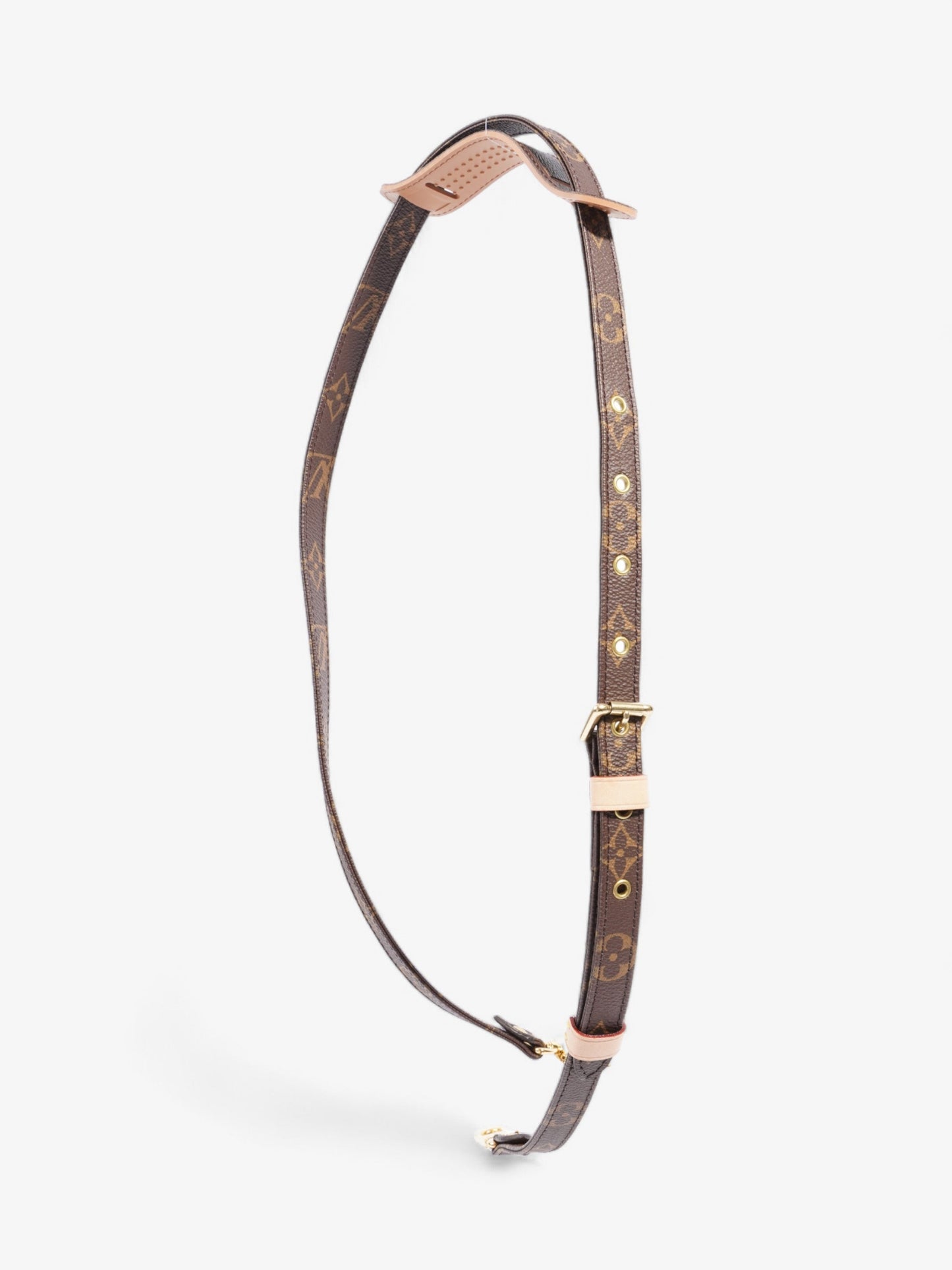 Louis Vuitton BandouliÃ¨re Bag Strap Monogram / Gold Coated Canvas