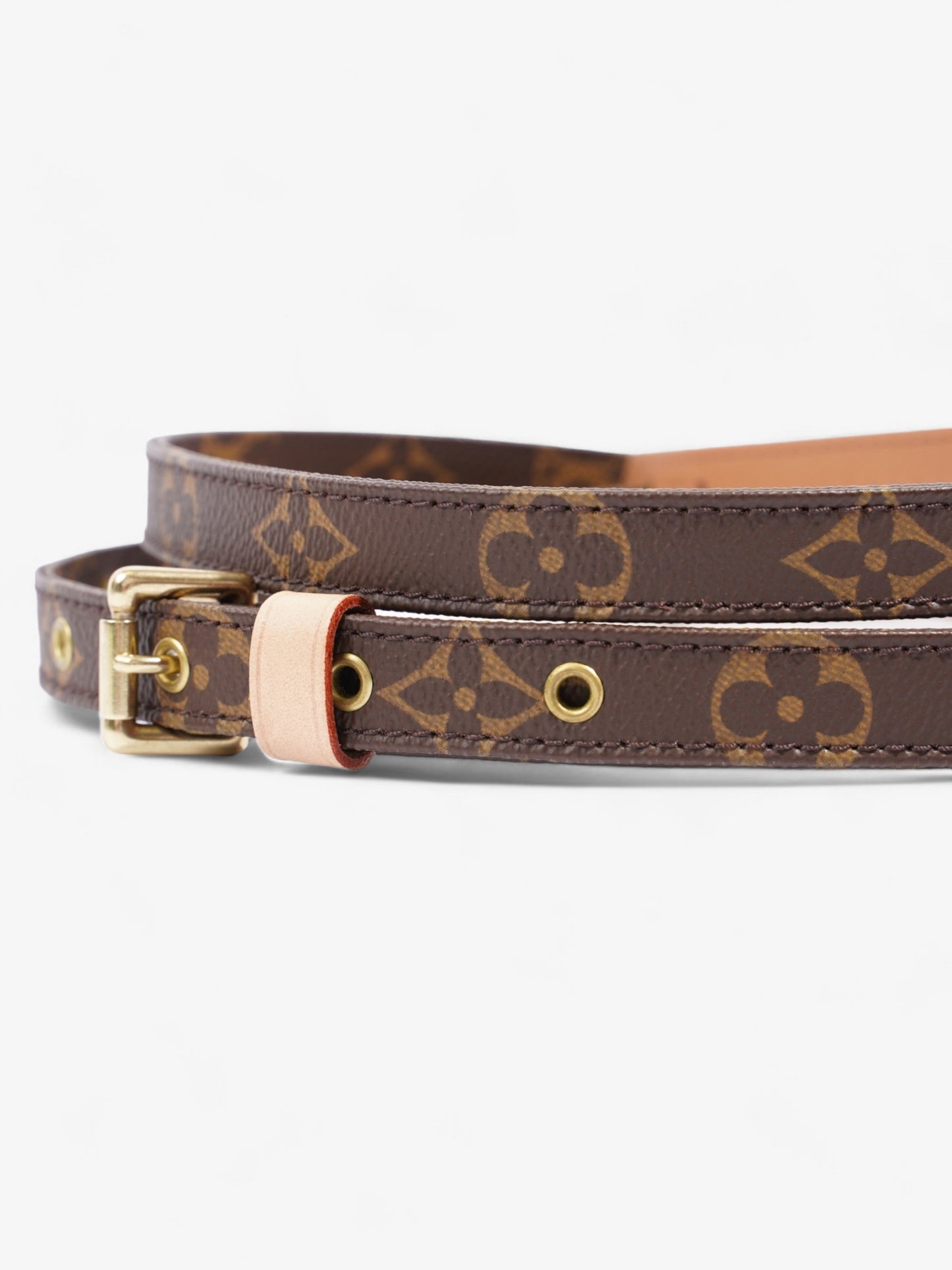 Louis Vuitton BandouliÃ¨re Bag Strap Monogram / Gold Coated Canvas