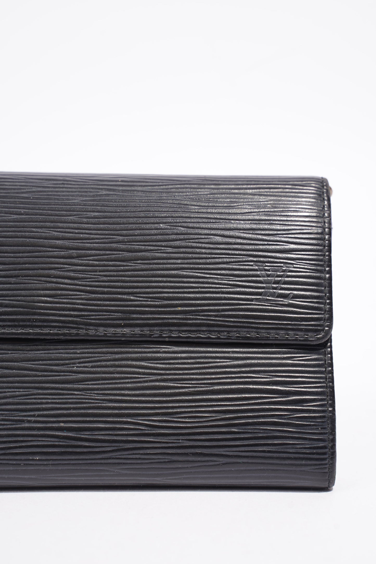 Louis Vuitton Long Wallet Black Epi Leather