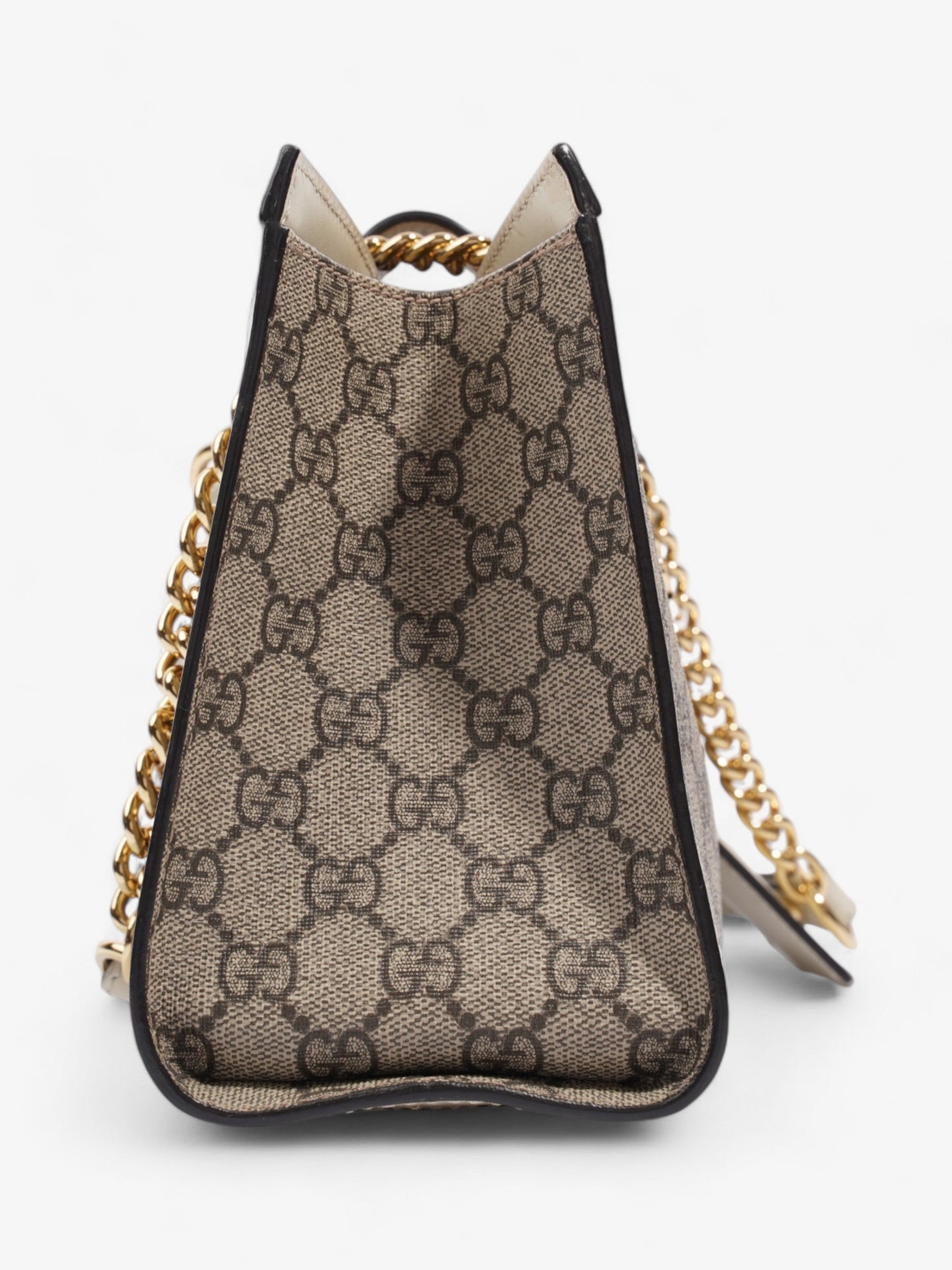 Gucci Padlock GG GG Supreme / White Coated Canvas Small