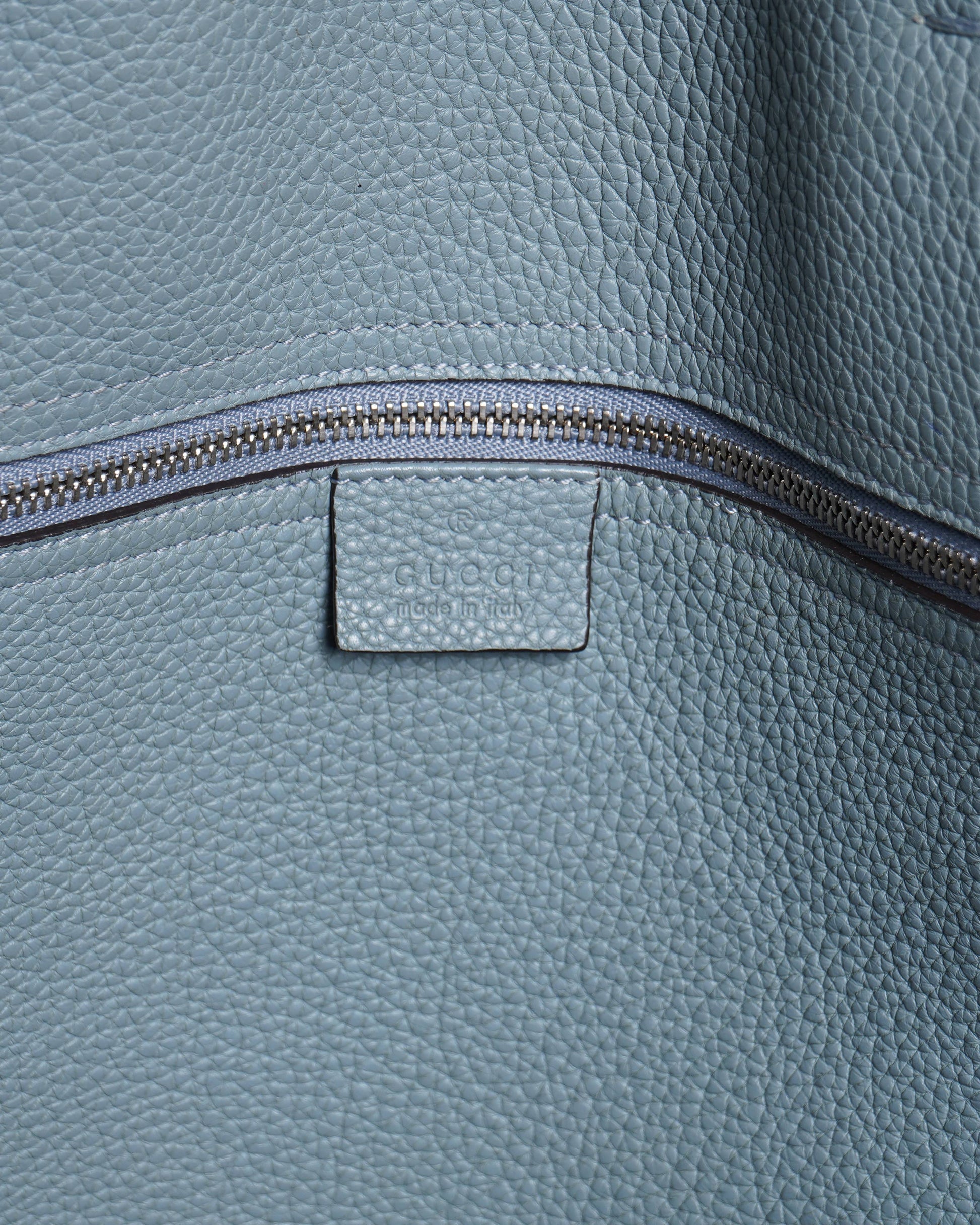 Gucci Lou Leather Top Handle Handbag
