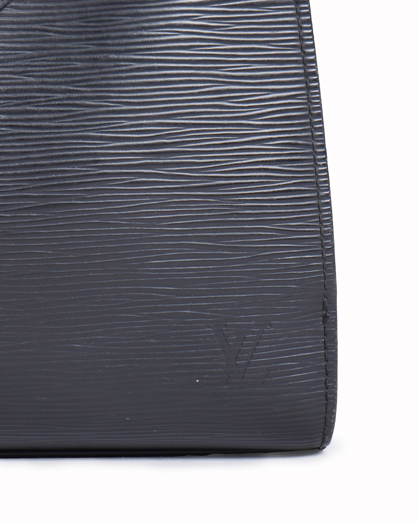 Louis Vuitton pont neuf pm black epi leather bag