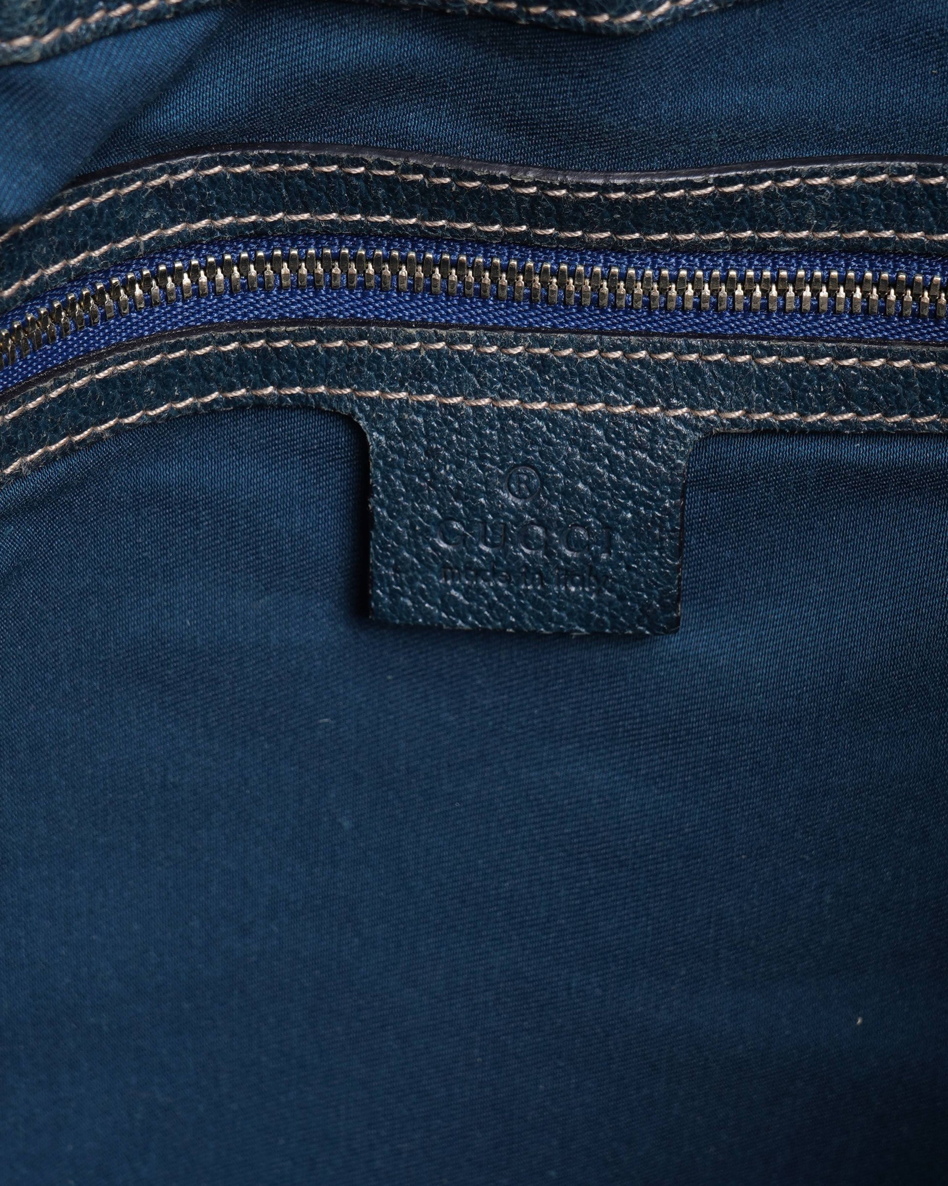 Gucci Monogram Leather Canvas Shoulder Bag