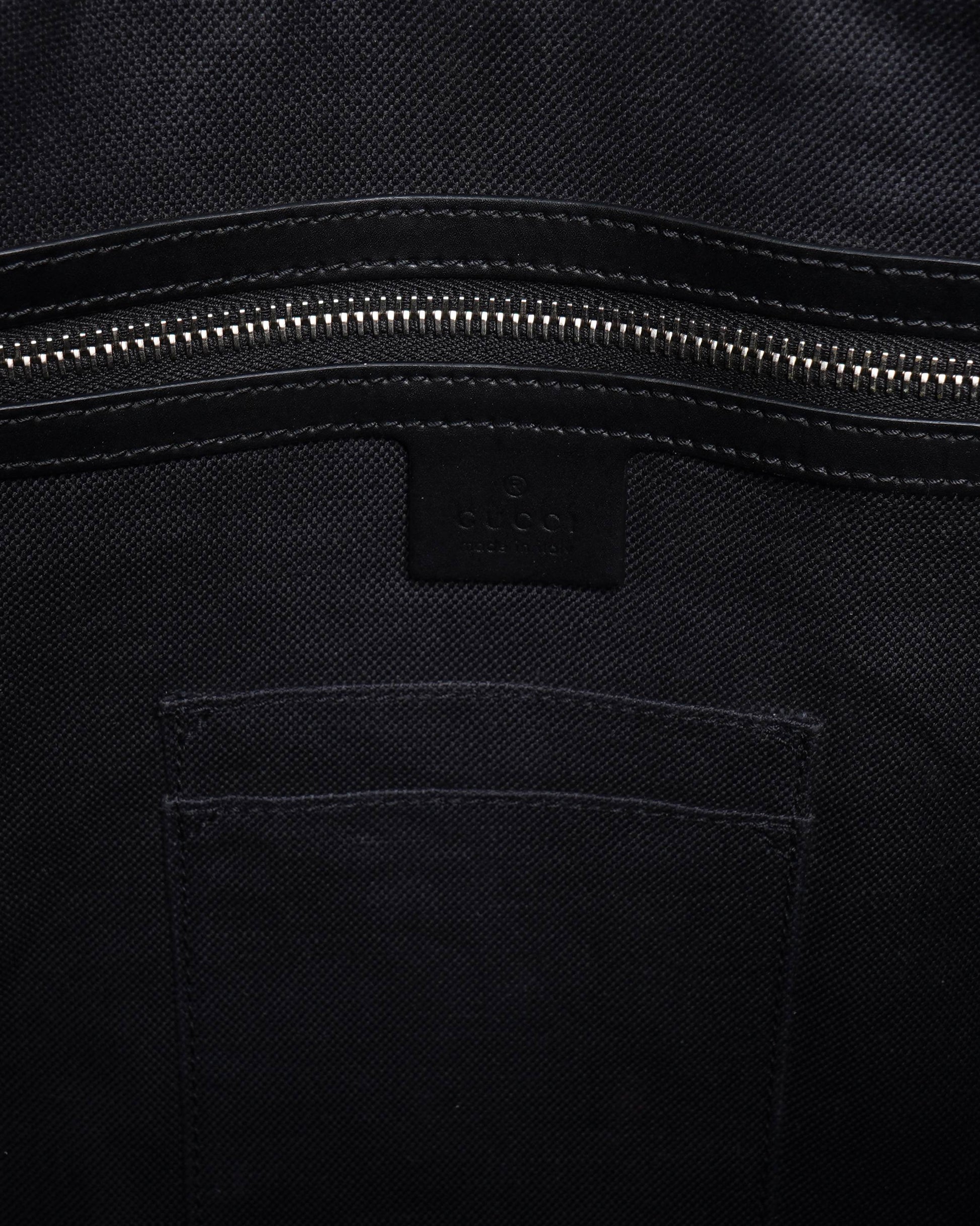 Gucci Monogram Leather Canvas Handbag
