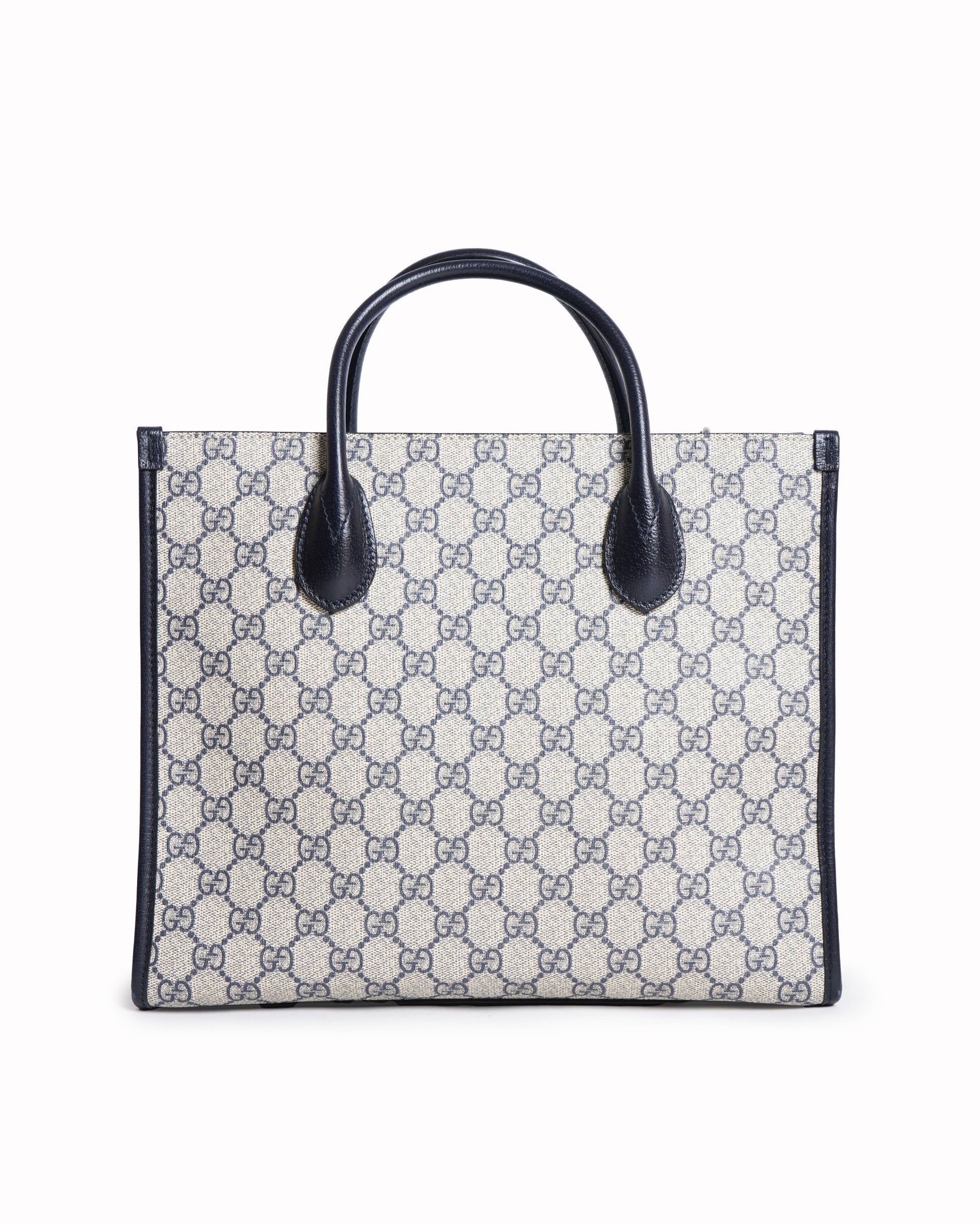 Gucci Leather Canvas Tote