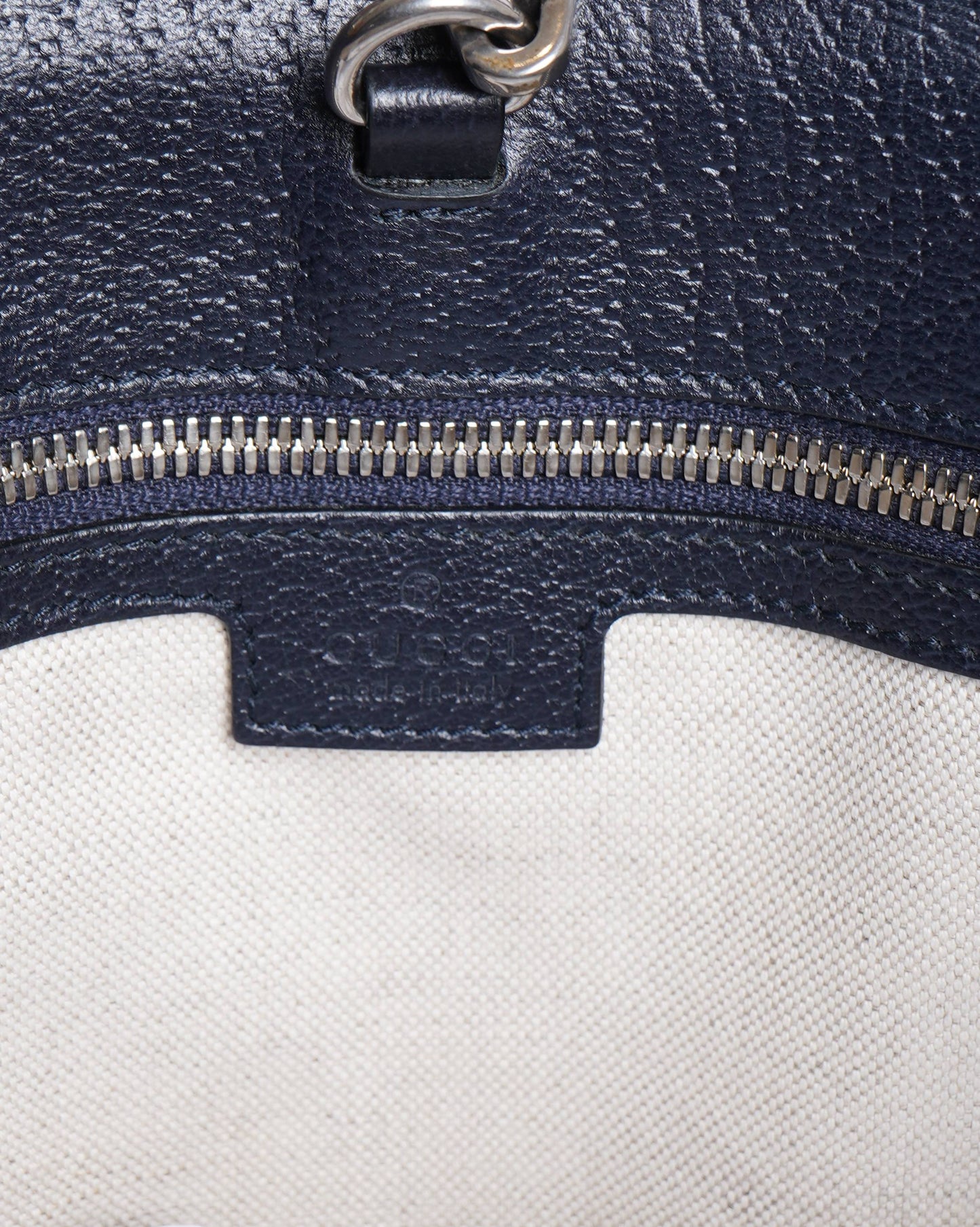 Gucci Leather Canvas Tote