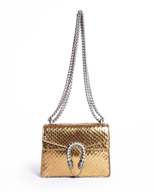 Gucci Lou Chain Leather Crossbody