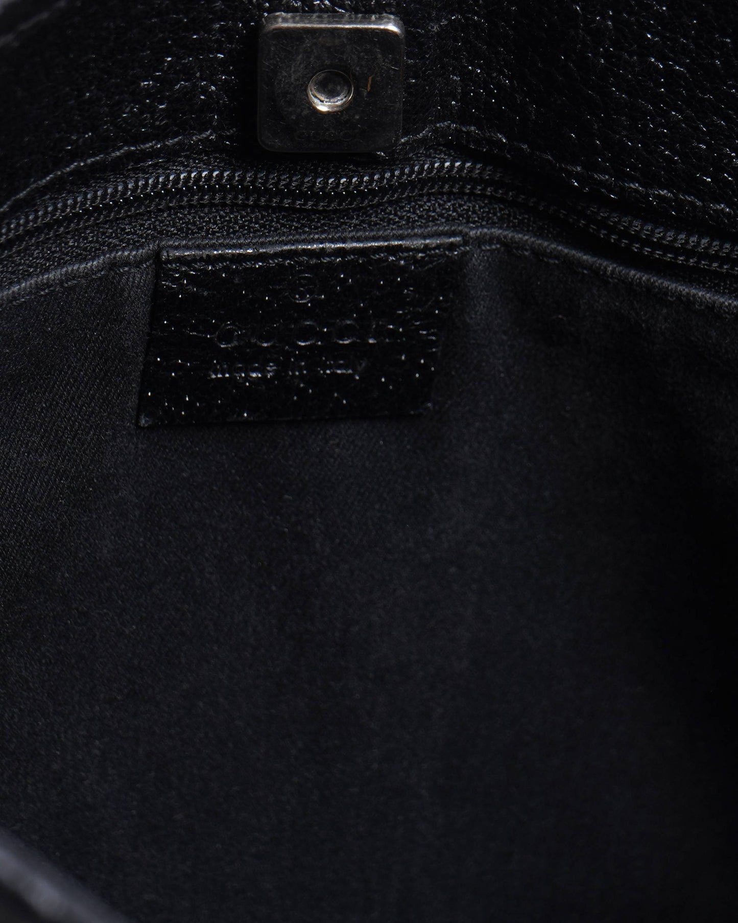 Gucci Lou Monogram Leather Canvas Shoulder Bag