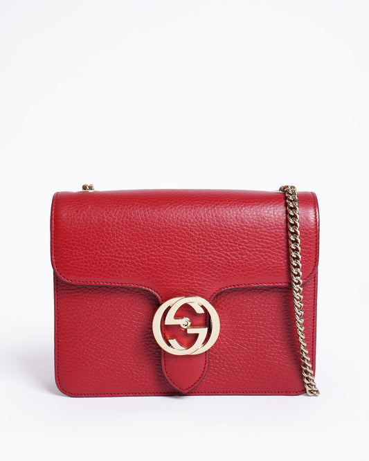 Gucci Chain Leather Crossbody